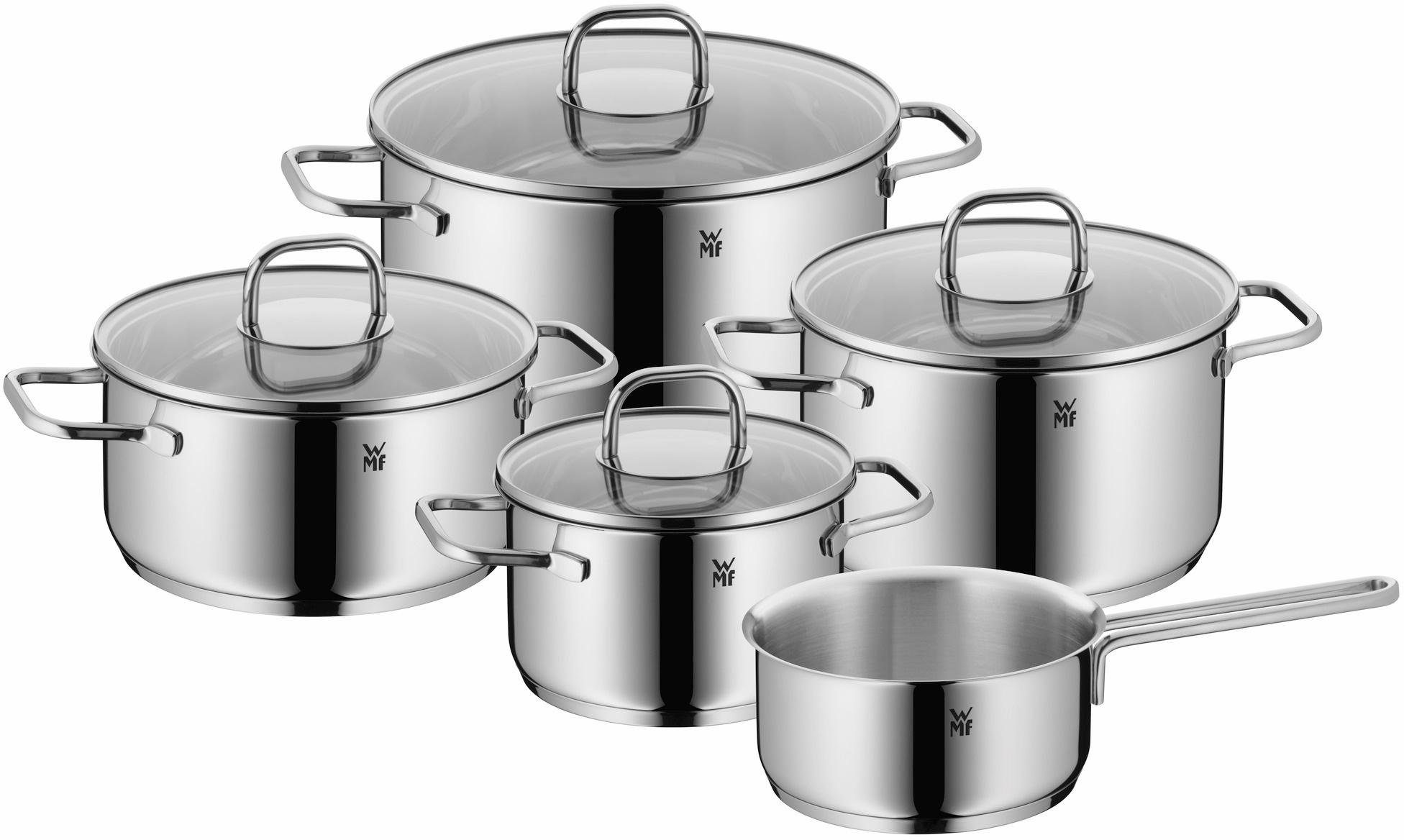 WMF Pannenset Inspiration (set, 9-delig) pannensets zilver