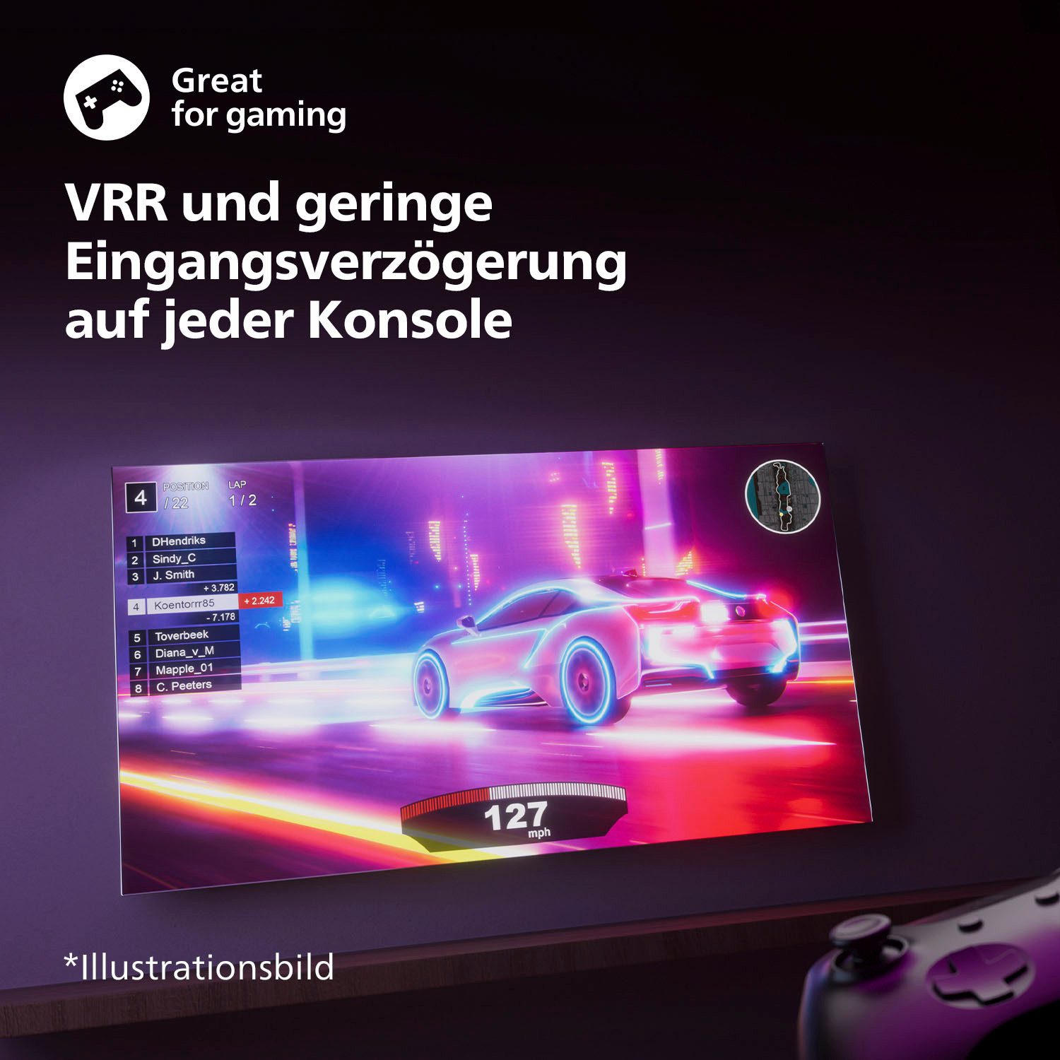 Philips Led-TV 55PUS7609/12, 139 cm / 55", 4K Ultra HD, Smart TV
