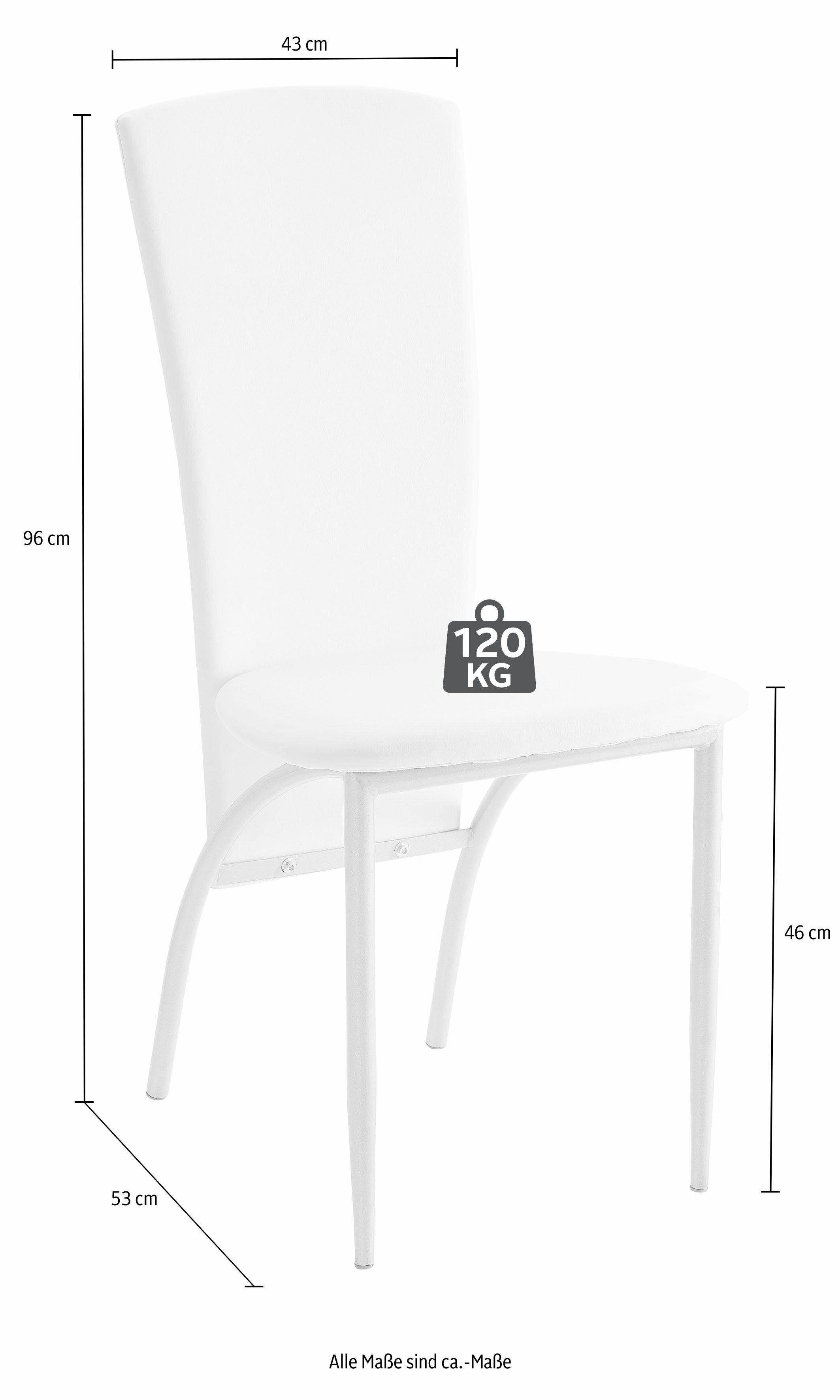 INOSIGN Eethoek LynnNico Tafelbreedte 80 cm, Belastbaarheid 120 KG (set, 5-delig)