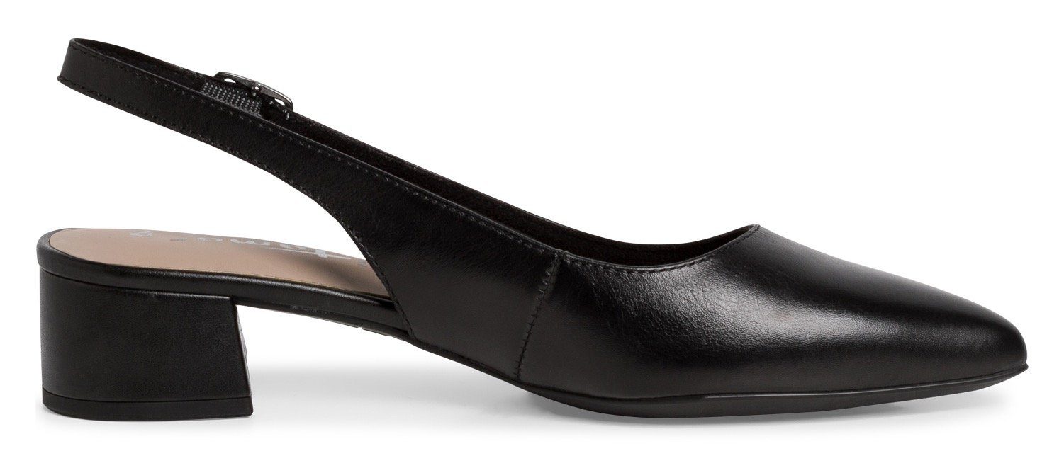 Tamaris Slingback pumps avondschoen, zomerschoen, blokhak, met touch it-uitrusting