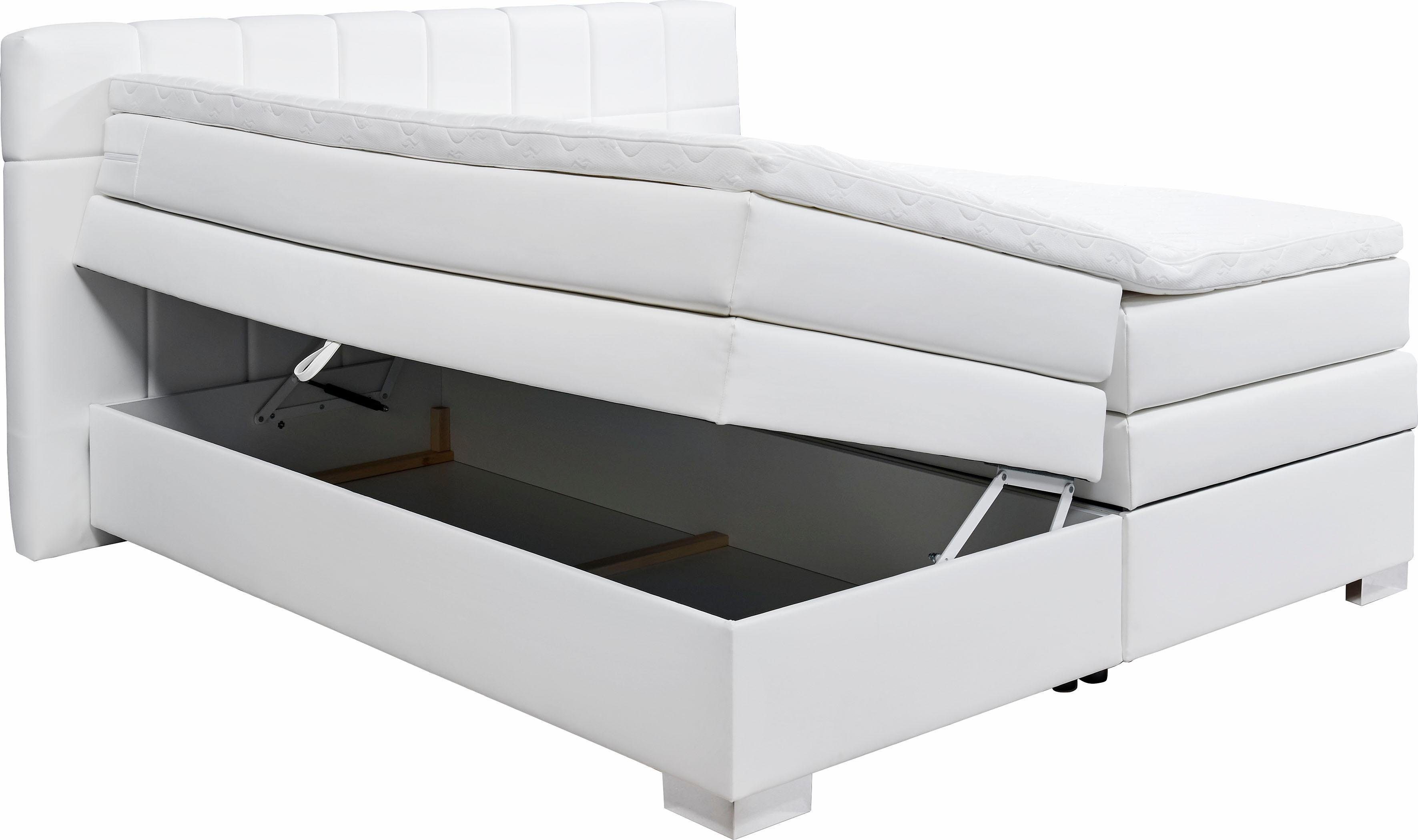 INOSIGN Boxspring Airdrie inclusief bedkist en topper