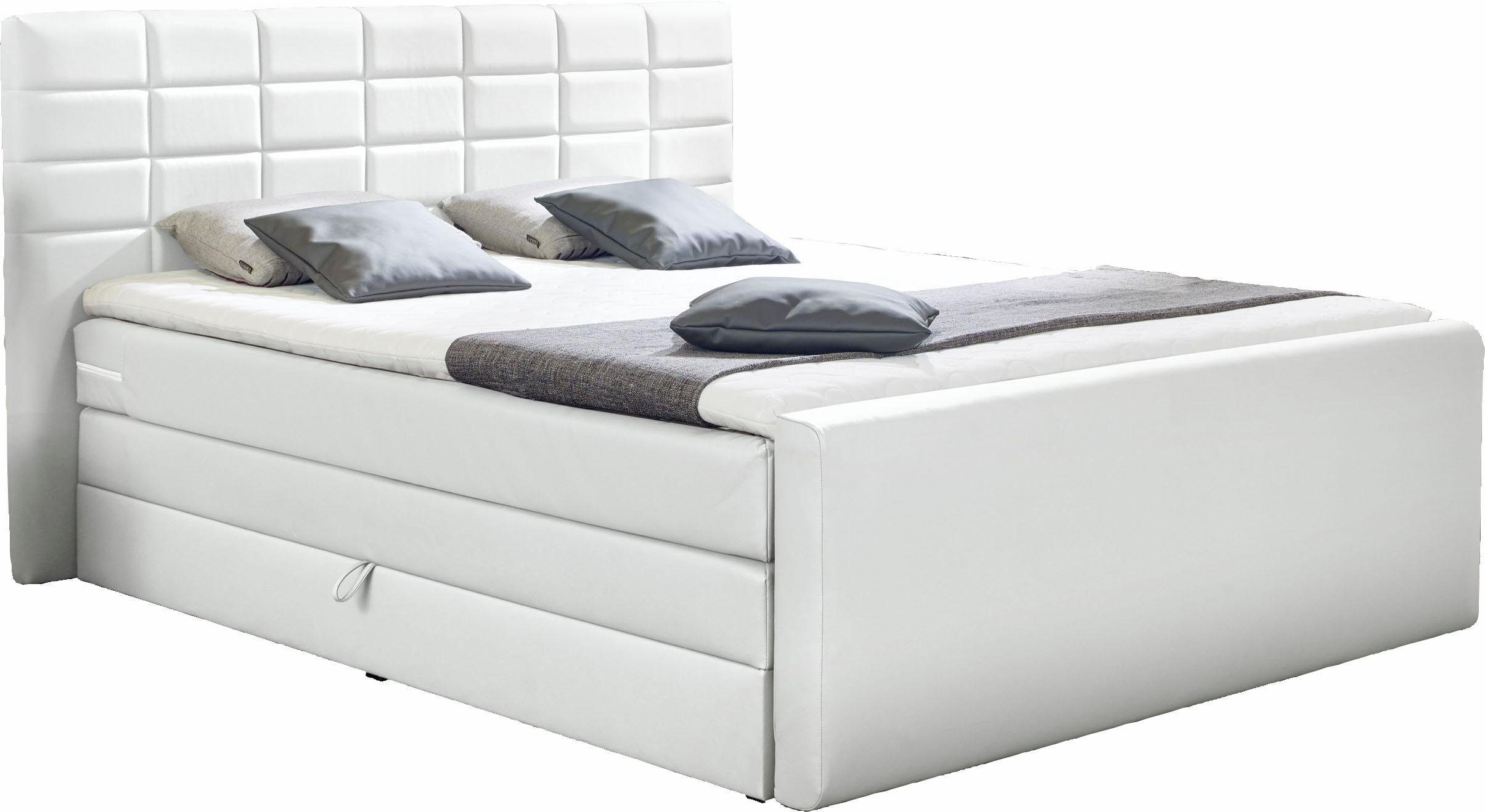INOSIGN Boxspring Lethbridge incl. bedbox en matrastopper, twee matrastypes in h2