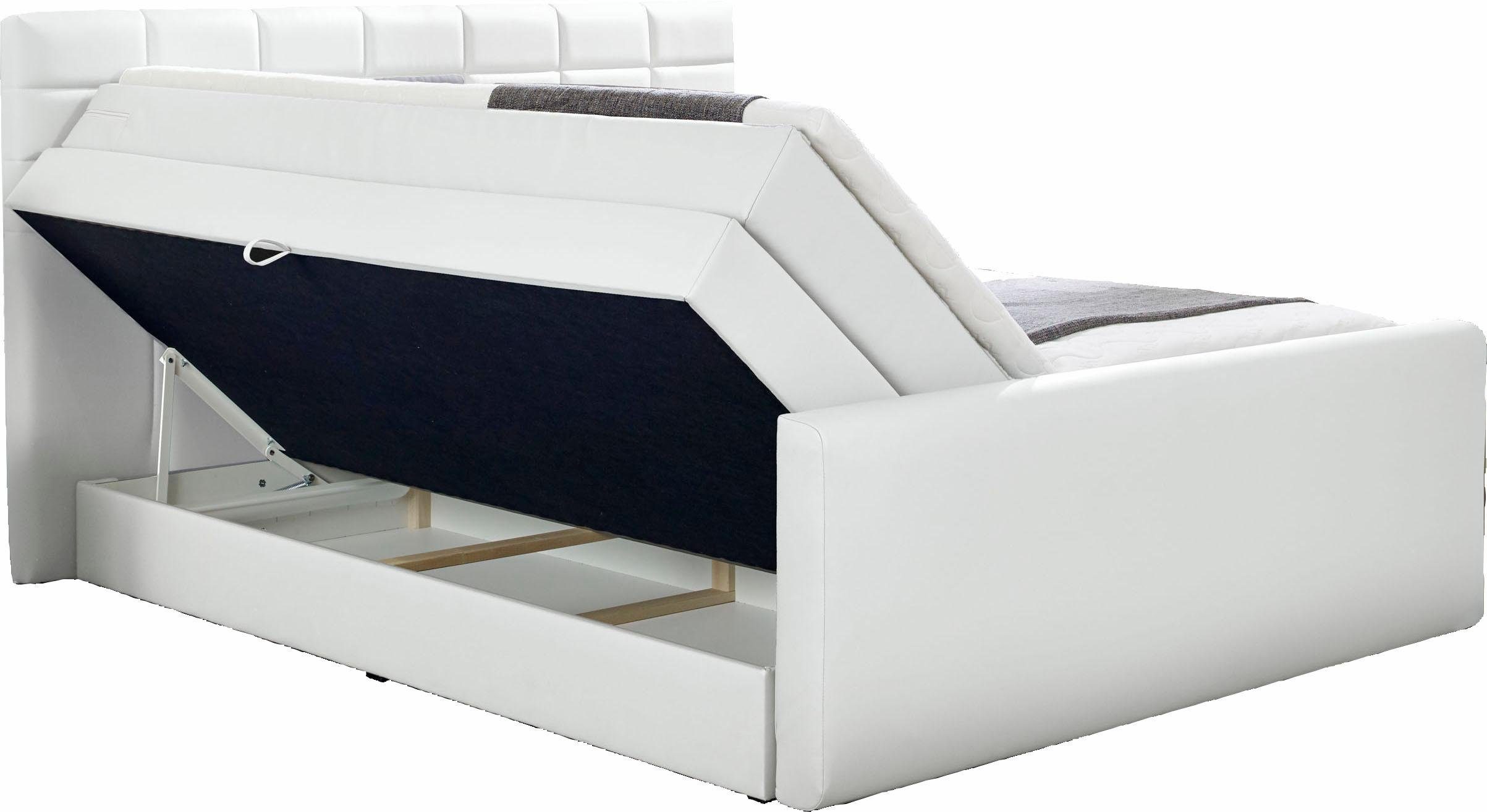 INOSIGN Boxspring Lethbridge incl. bedbox en matrastopper, twee matrastypes in h2