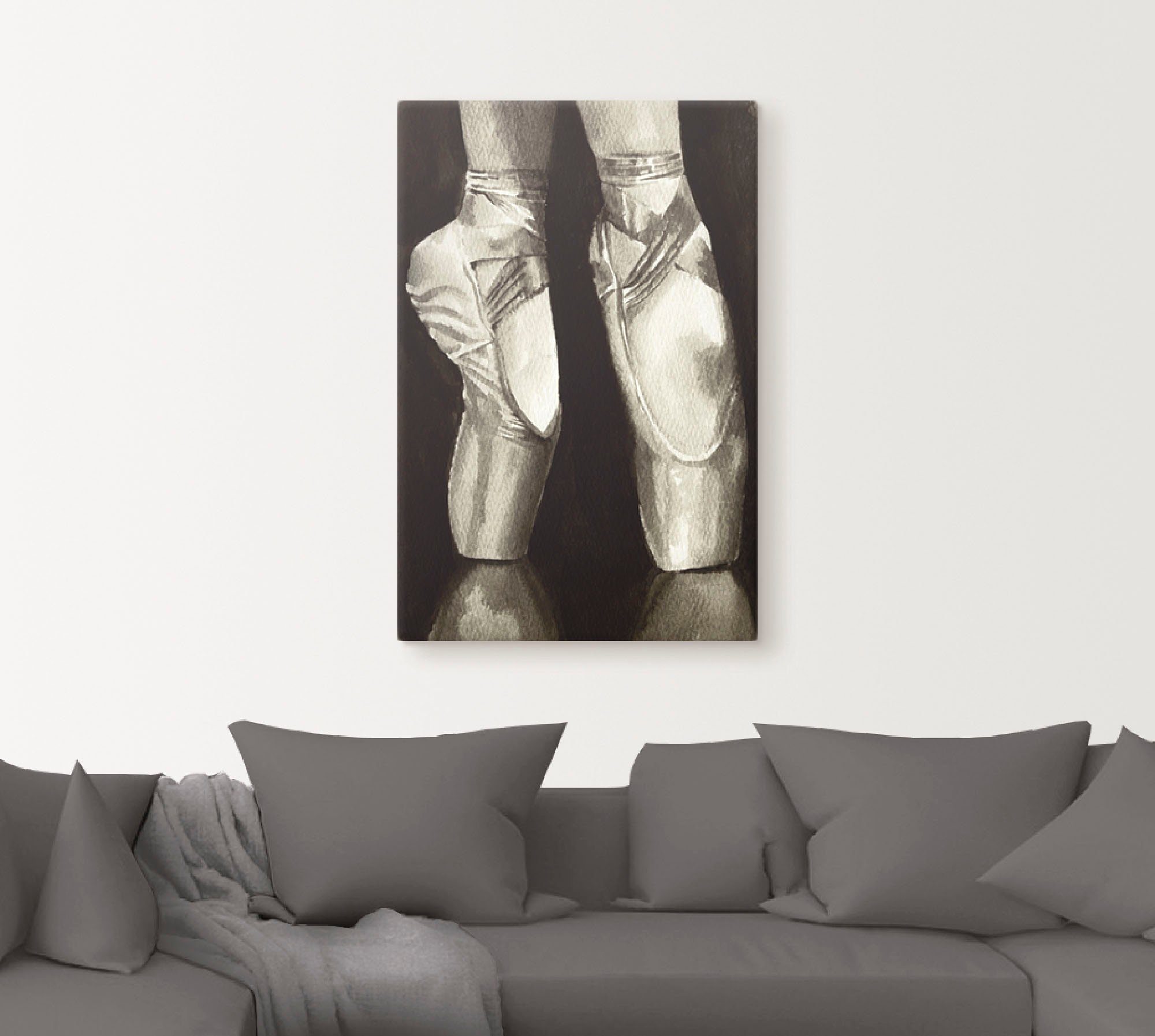 Artland Artprint Balletschoenen II als artprint op linnen, poster in verschillende formaten maten