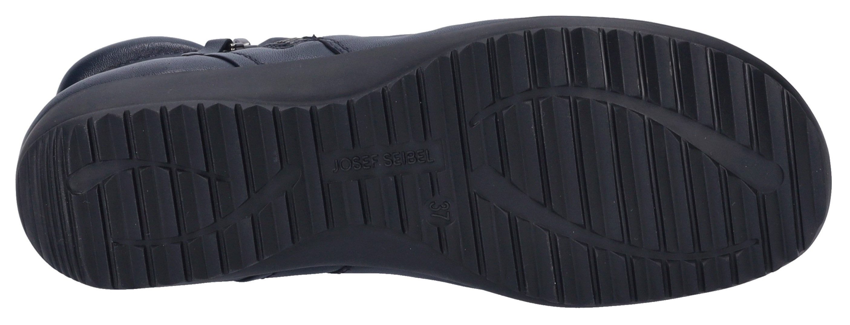 Josef Seibel Boots zonder sluiting NALY 41 Enkellaarsjes, comfortabele schoen met geplooide schacht