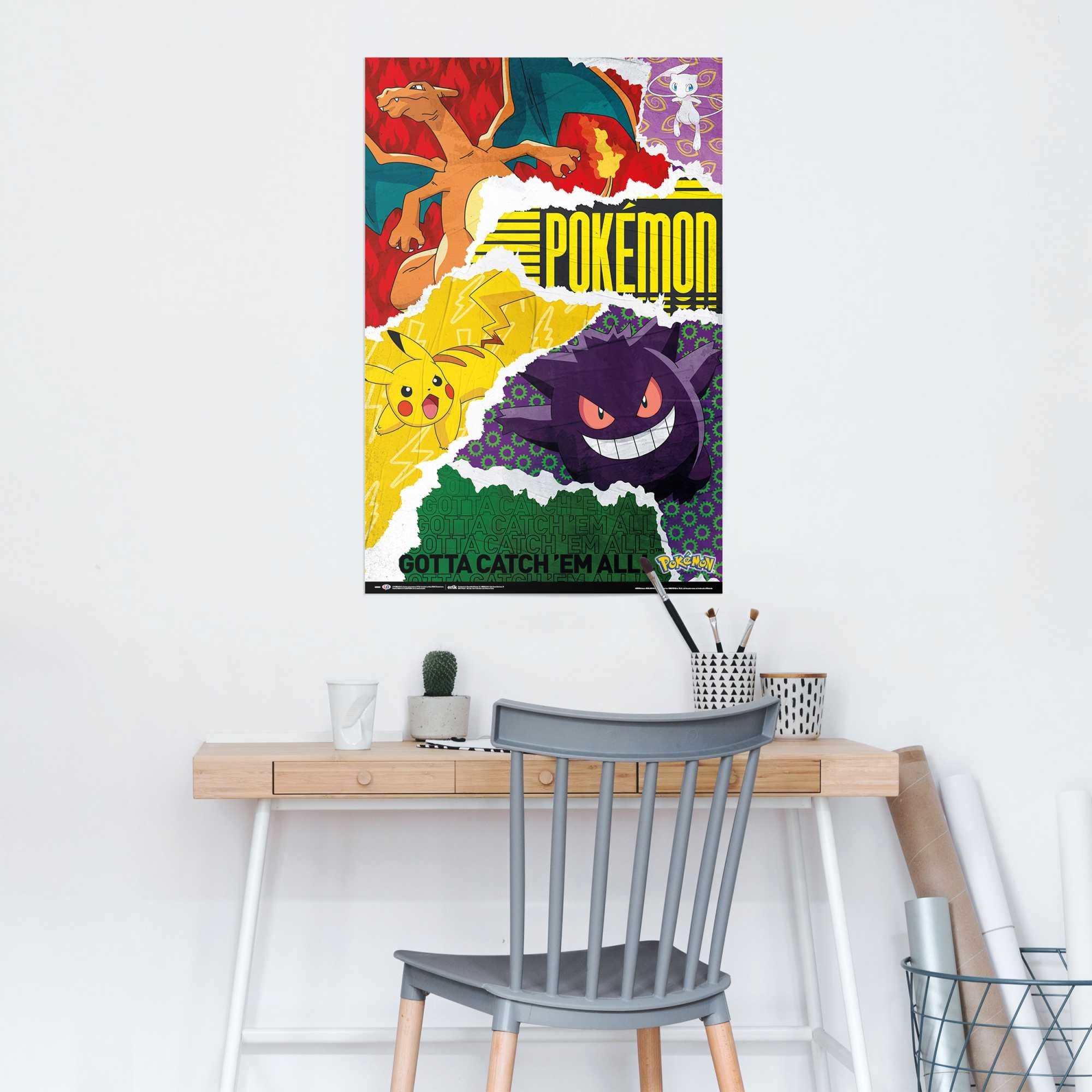 Reinders! Poster Pokemon - gotta catch 'em all