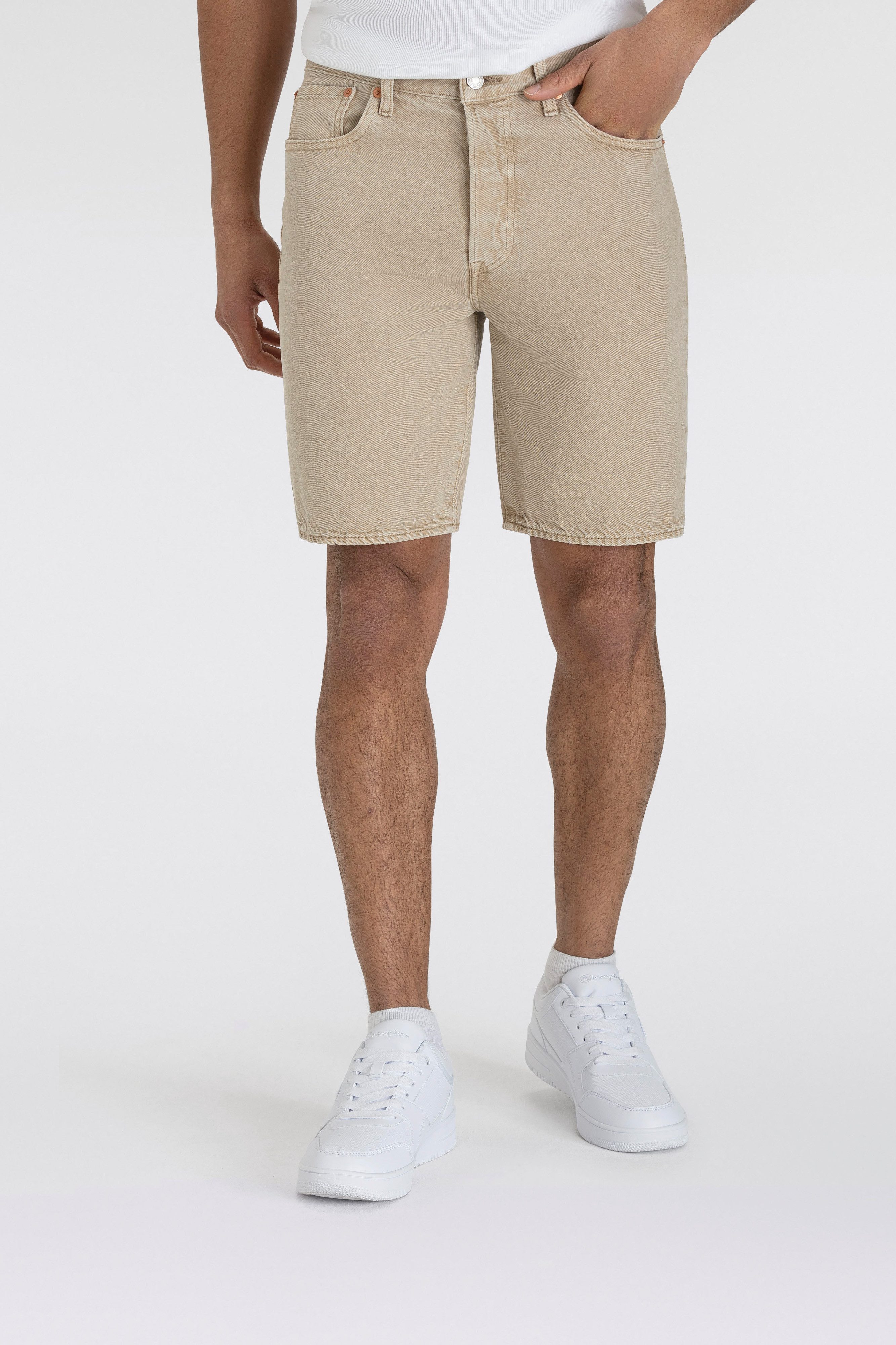 Levi's Jeansshort 501 FRESH COLLECTION, 501 collection heren jeans maat 34 bruin