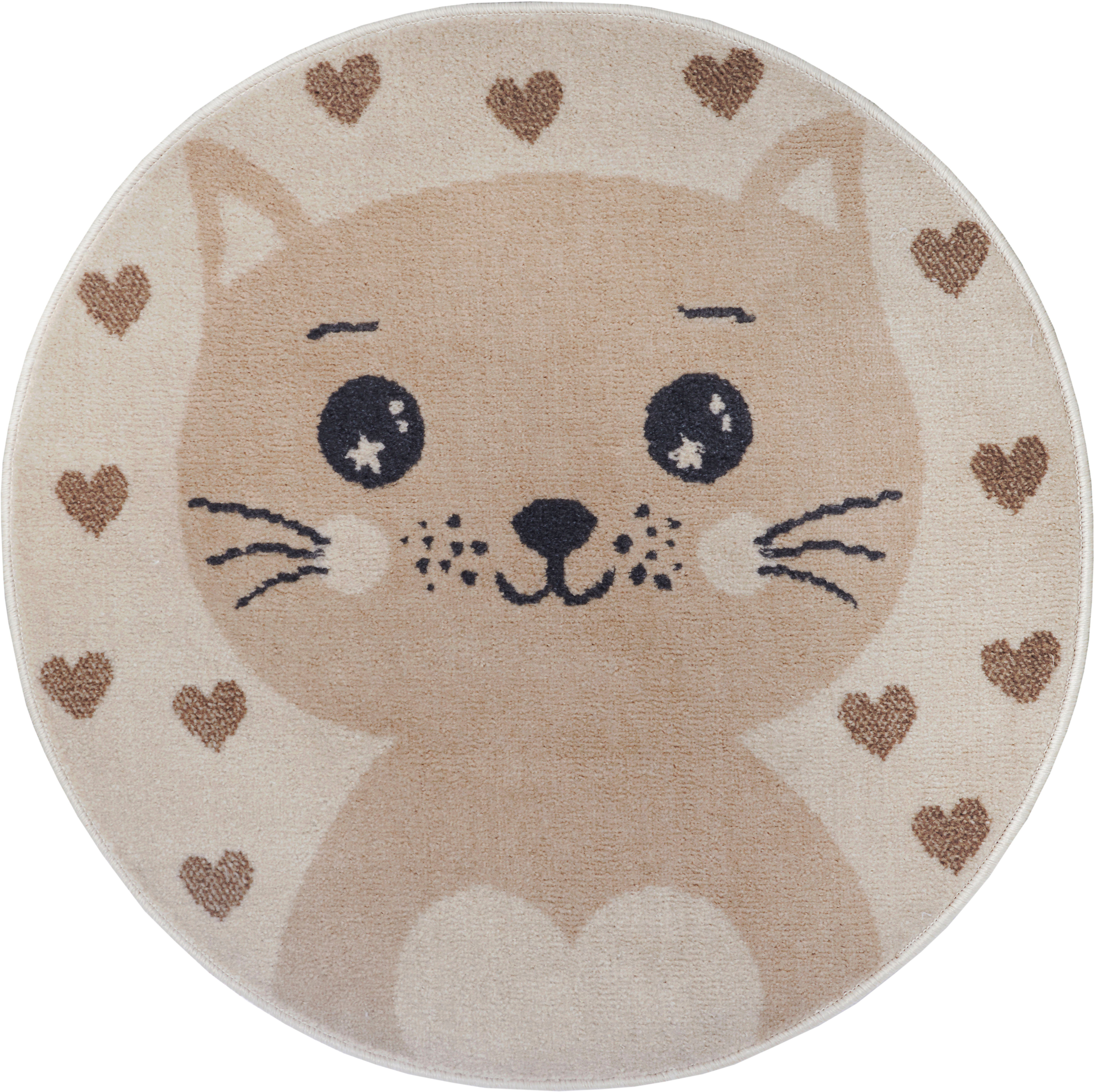 HANSE Home Kindervloerkleed Adventures Cat Speeltapijt, stevig, kinderkamer, kortpolig, speelondergrond