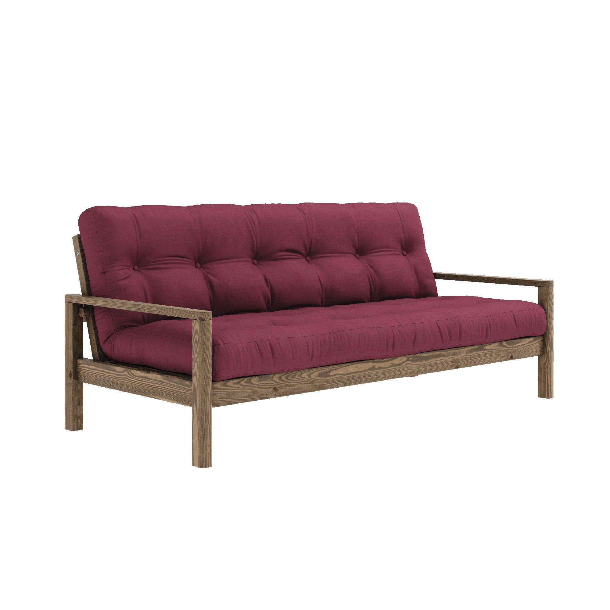 Karup Slaapbank Knob met futonmatras, verschillende kleuren, fsc®-gecertificeerd, dennenhout