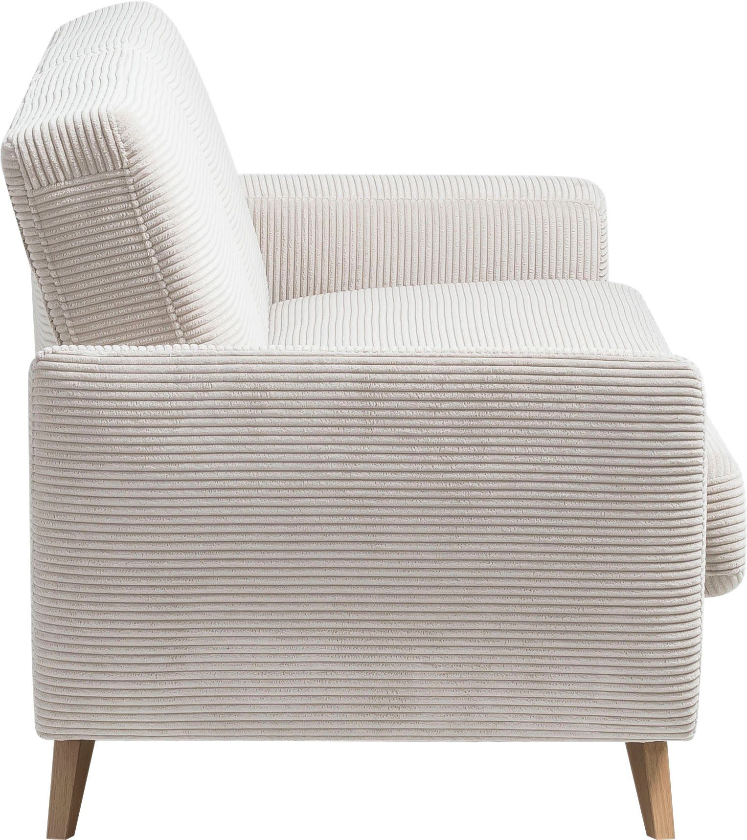 exxpo - sofa fashion 3-zitsbank Samso, elegant en comfortabel, actuele cord bekleding, kantelbank