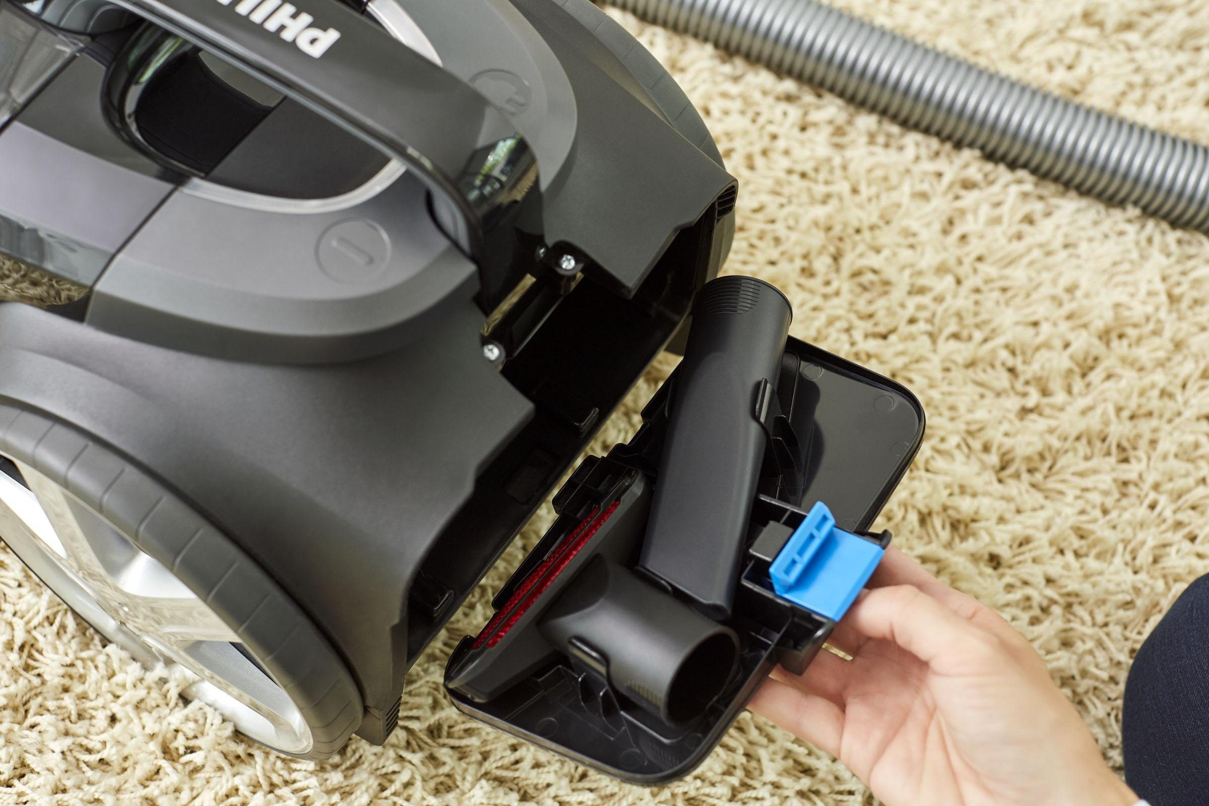 Philips Stofzuiger FC9729/09 PowerPro Expert Allergie H13 filter, met een inhoud van 2 liter en TriActive mondstuk