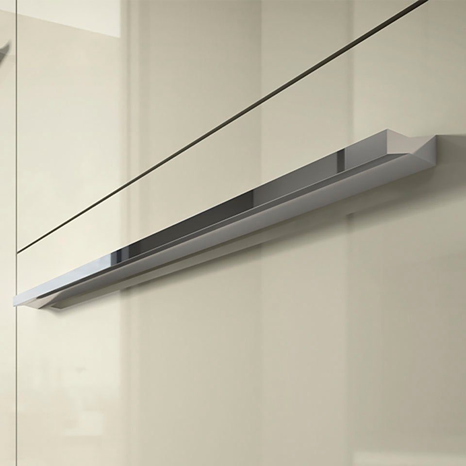 Places of Style Vitrinekast Piano UV-gecoat, soft close-functie