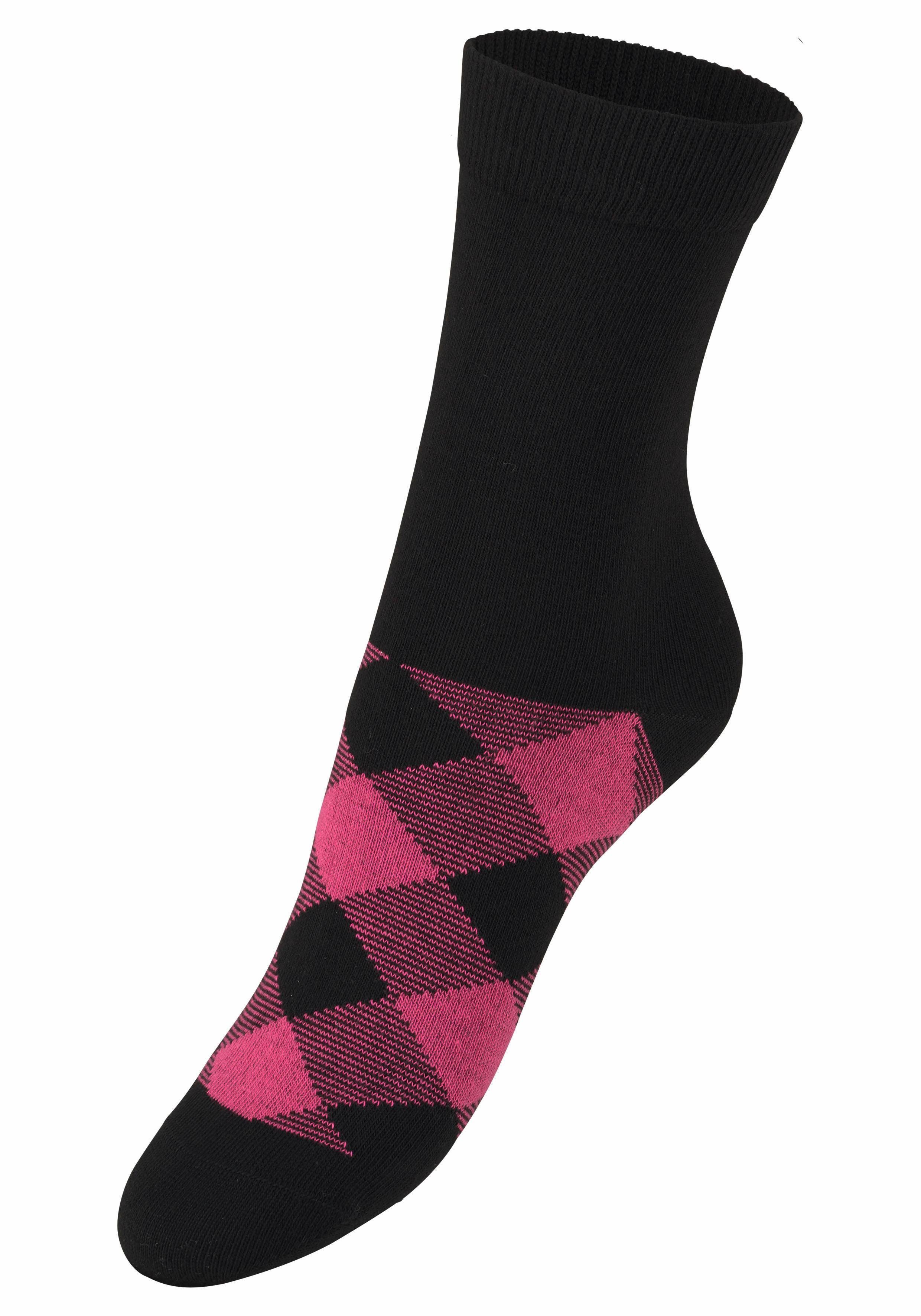 H.I.S Sokken in trendy wybertmotief (set, 7 paar)