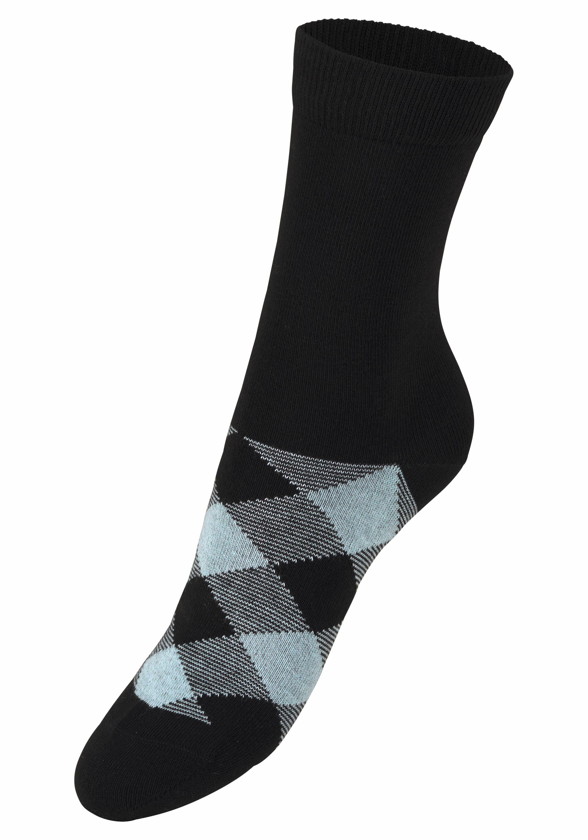 H.I.S Sokken in trendy wybertmotief (set, 7 paar)