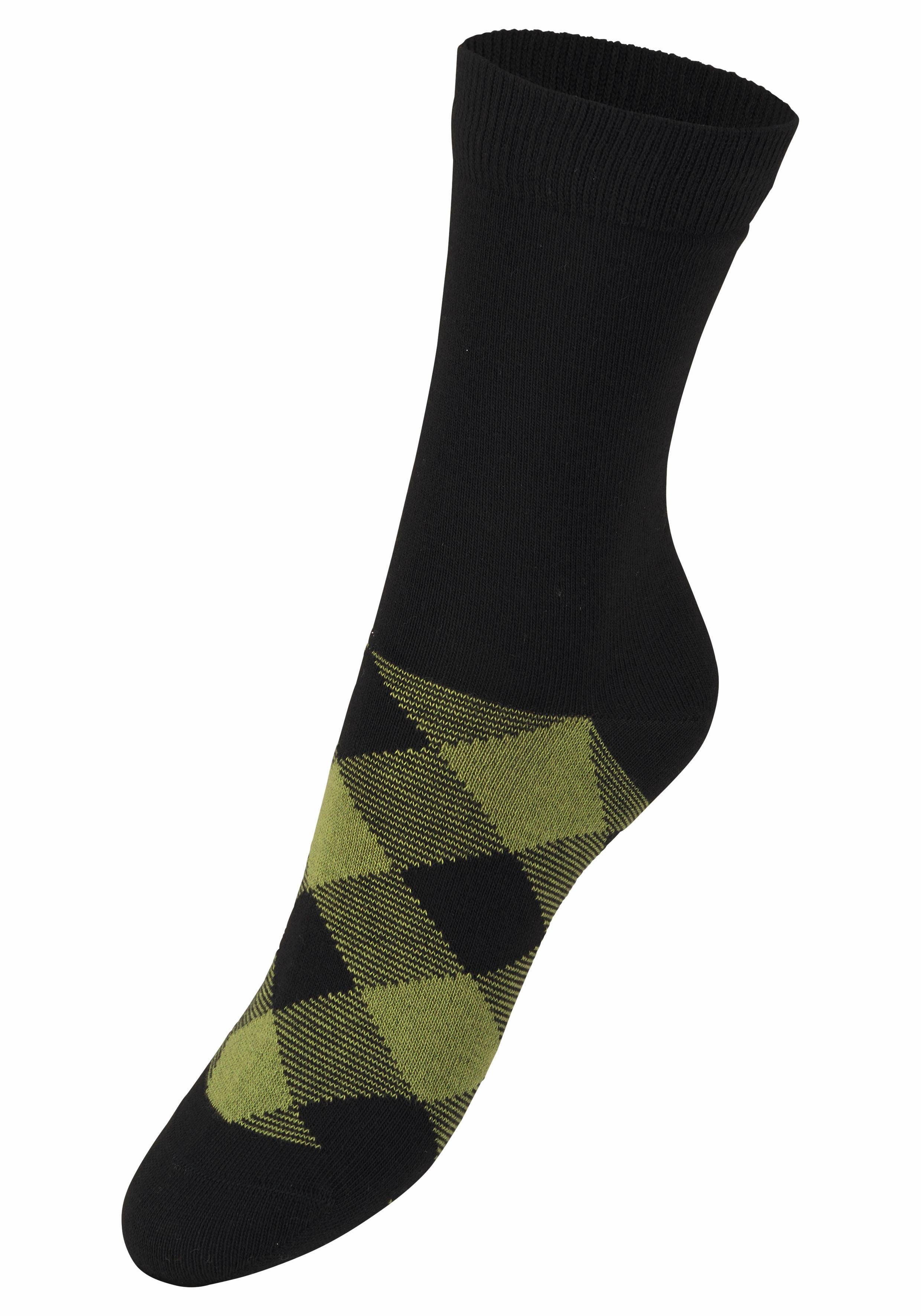 H.I.S Sokken in trendy wybertmotief (set, 7 paar)