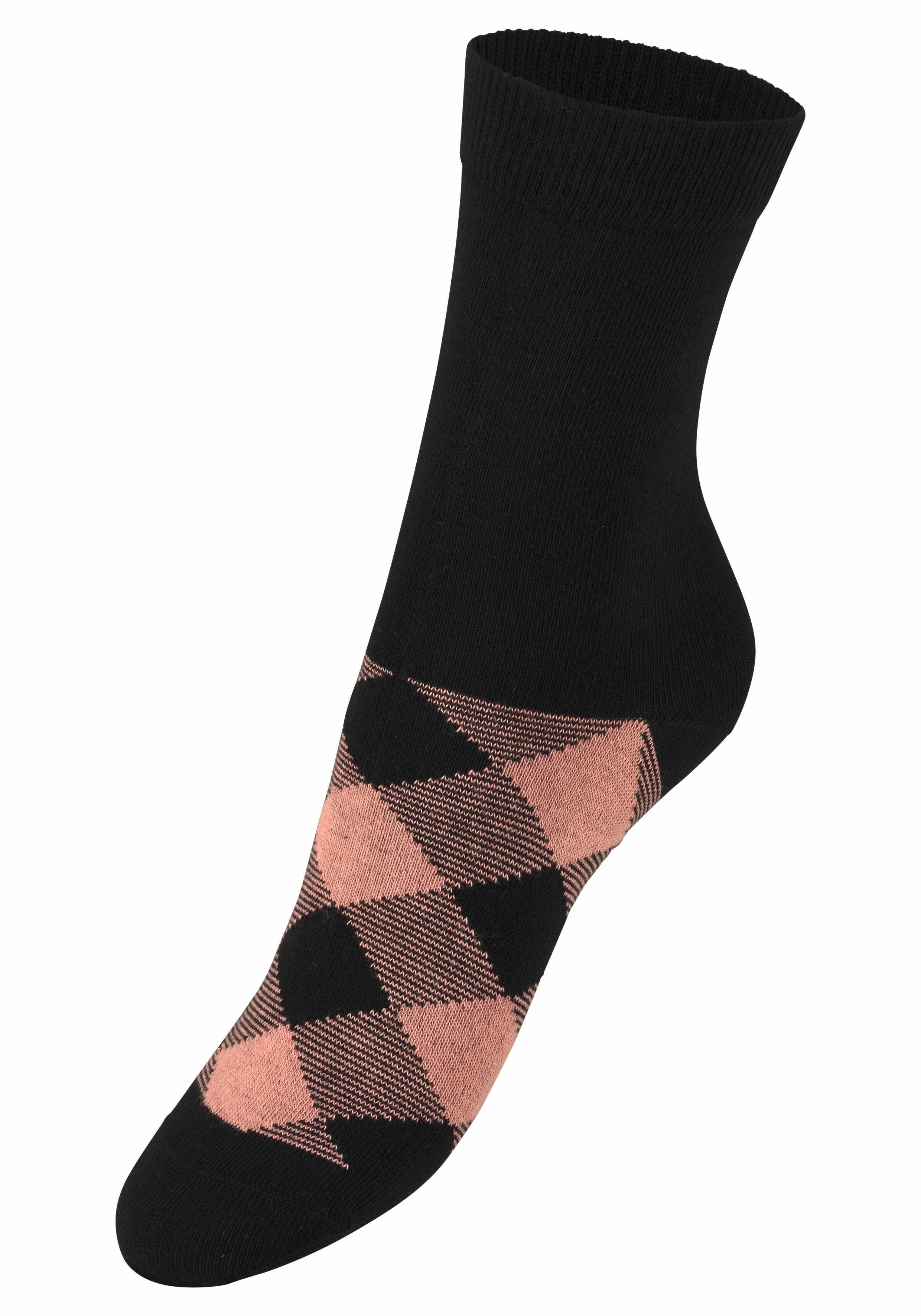H.I.S Sokken in trendy wybertmotief (set, 7 paar)