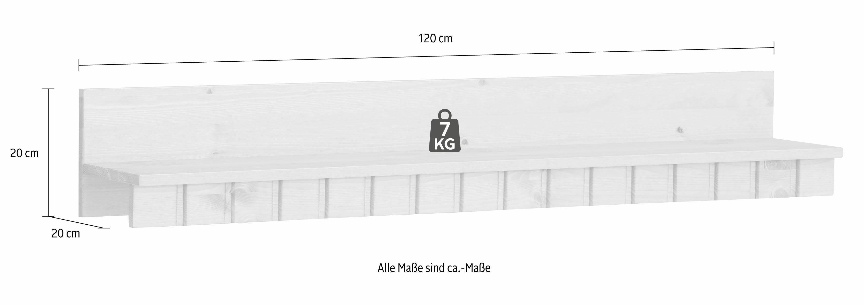 Home affaire Wandplank Trinidad Breedte 120 cm