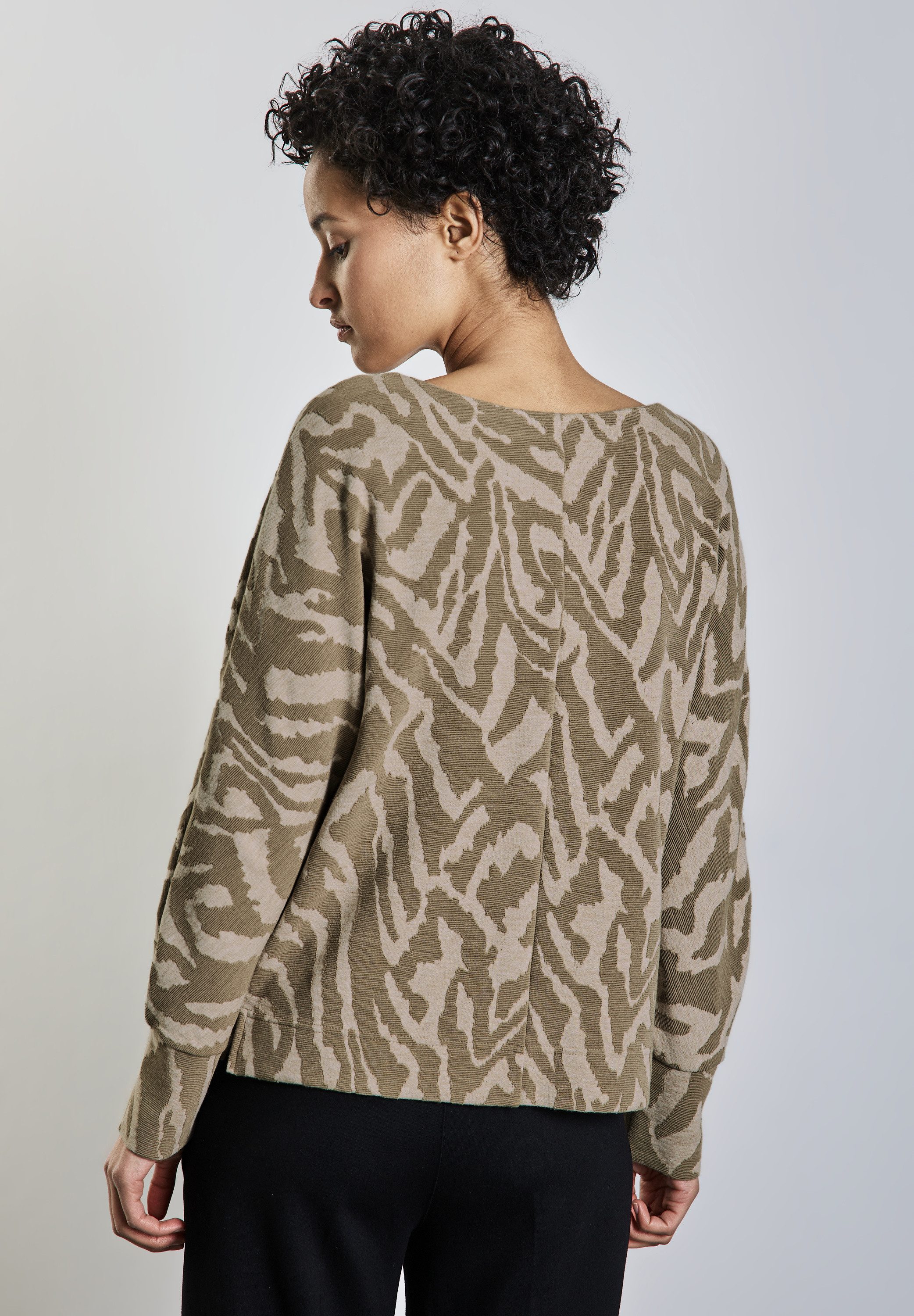 STREET ONE Jacquardtrui met two-tone jacquard