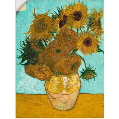 Artland artprint Vase mit Sonnenblumen. 1888