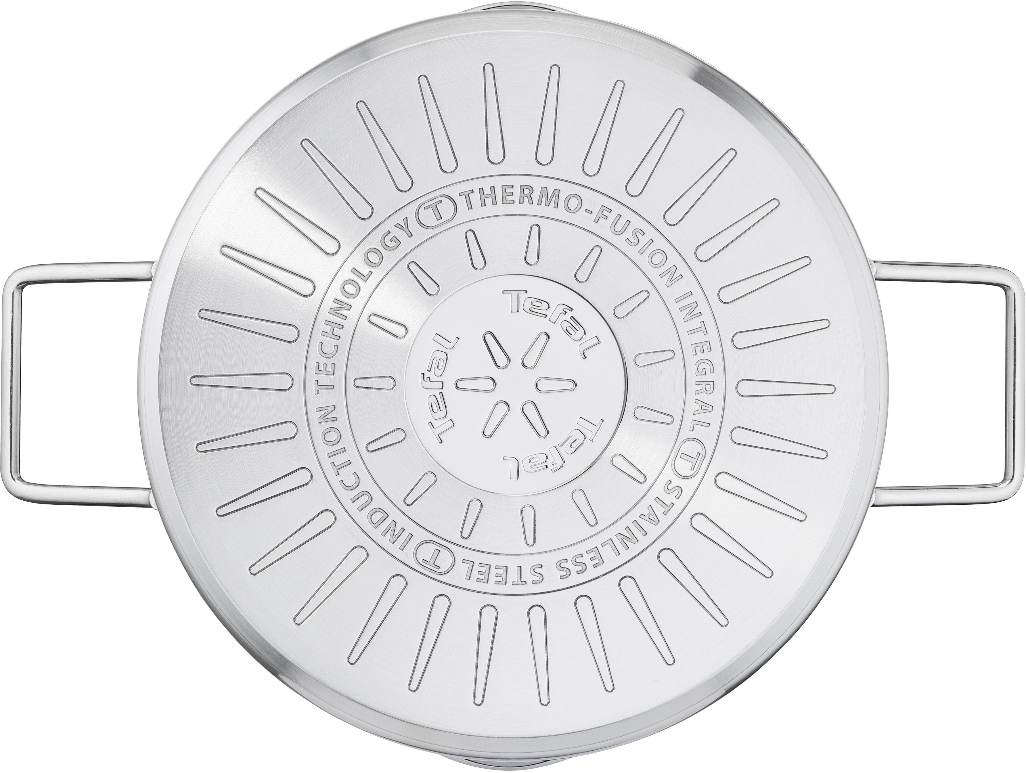 Tefal Kookpan Nordica met deksel, scandinavisch ontwerp, schenktuit, dubbele handgreep, inductie (1-delig)
