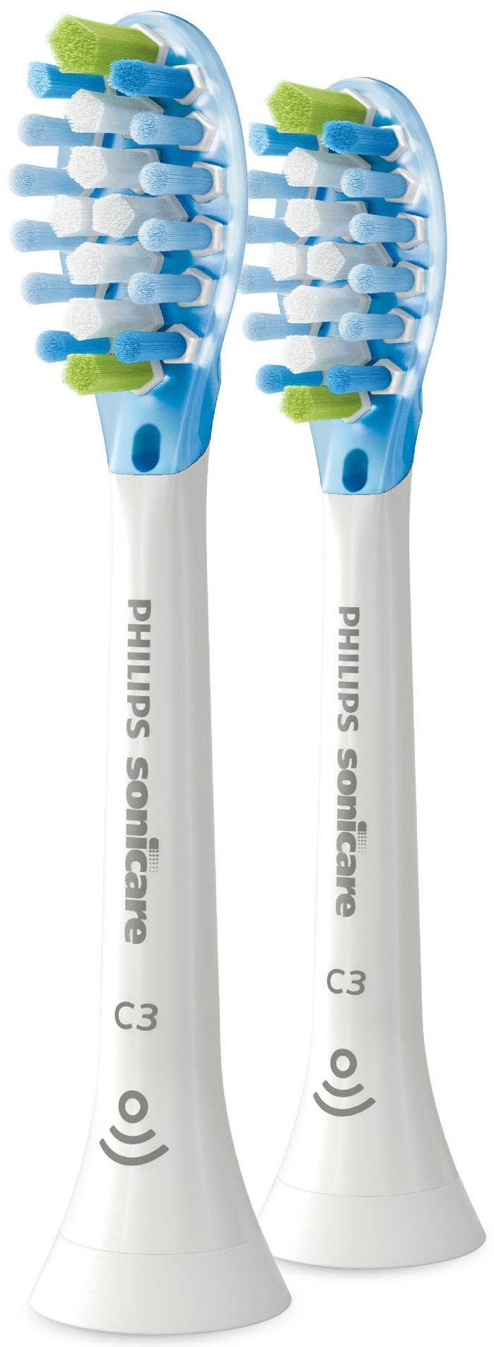 Philips Sonicare Opzetborsteltjes C3 Premium Plaque Control Standaardgrootte, met smart-borstelkopherkenning