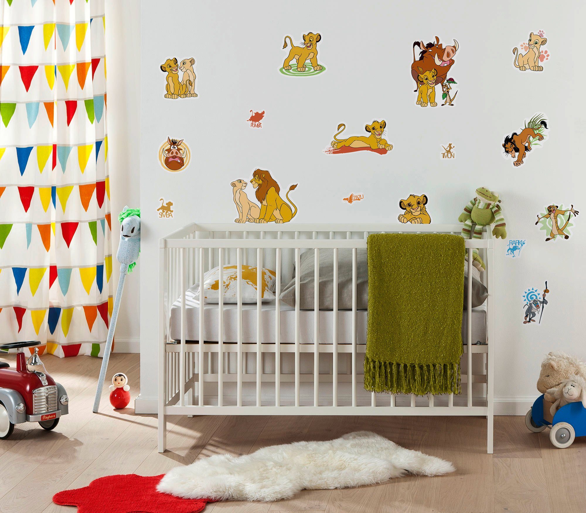 Komar Wandfolie Lion King Circle of Life - afm. 50 x 70 cm (16-delig)