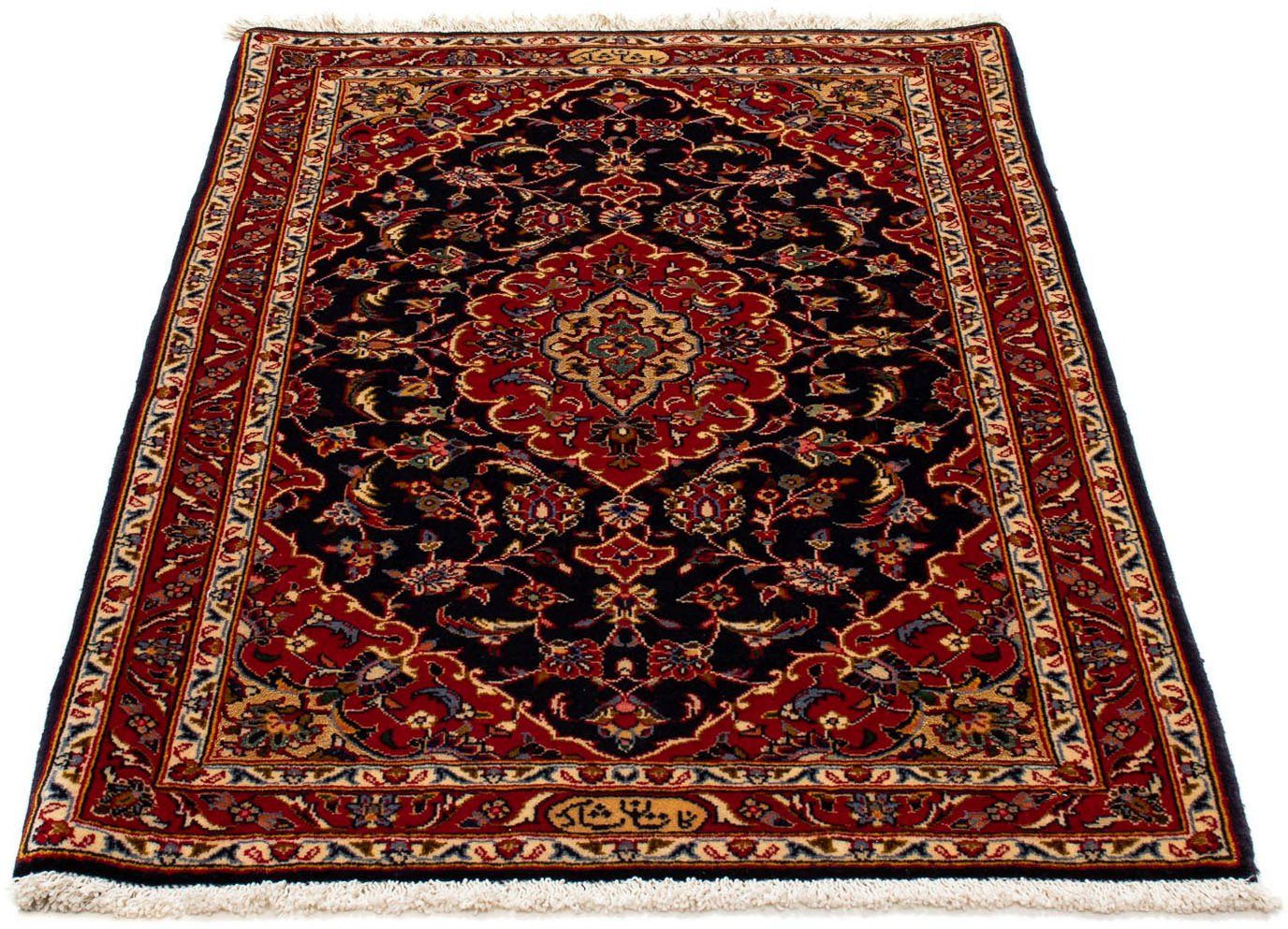 morgenland Wollen kleed Keshan medaillon 129 x 70 cm Handgeknoopt