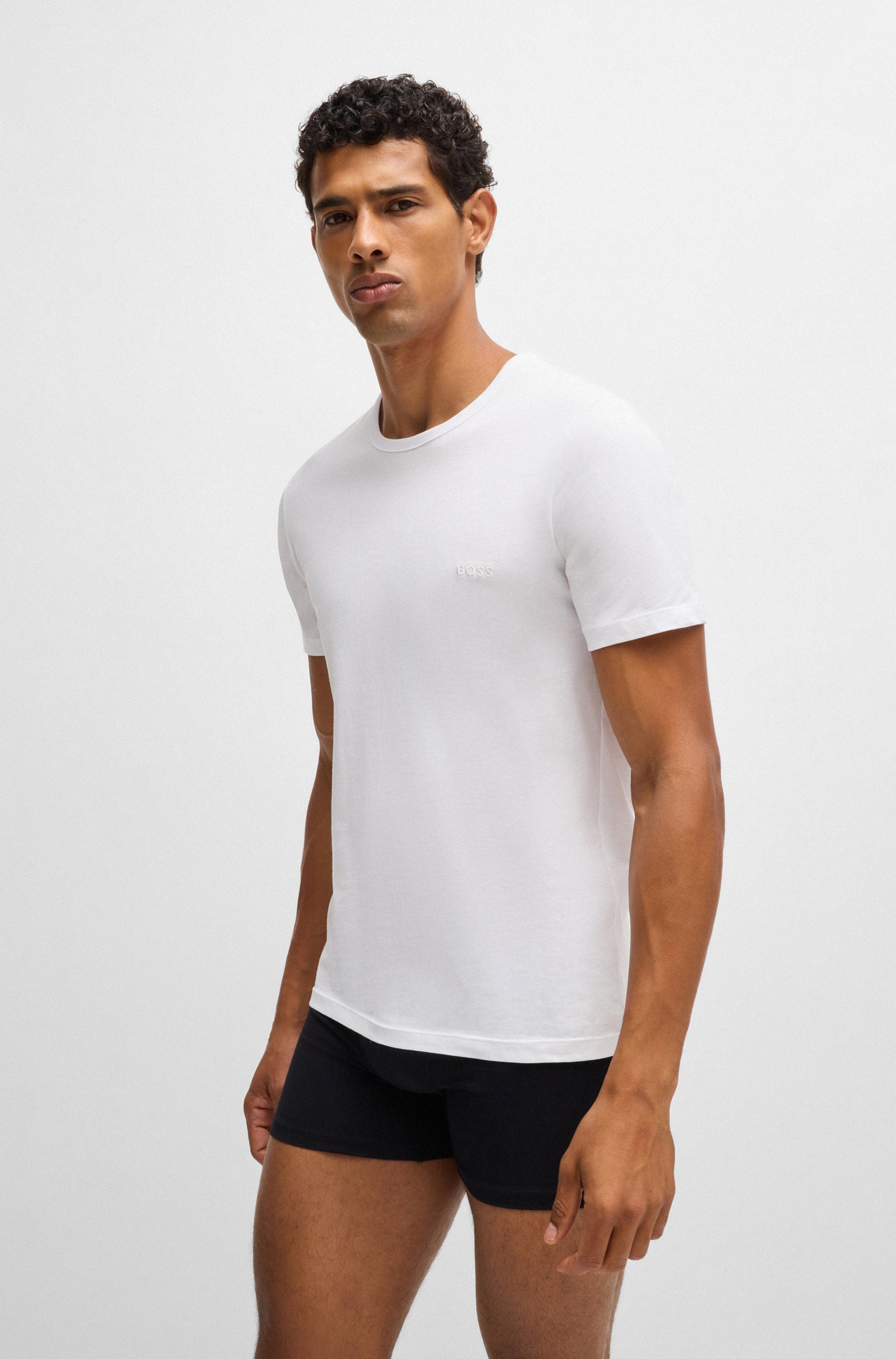 BOSS T-shirt Ronde hals BOSS ONE x David Beckham (3-delig, Set van 3)