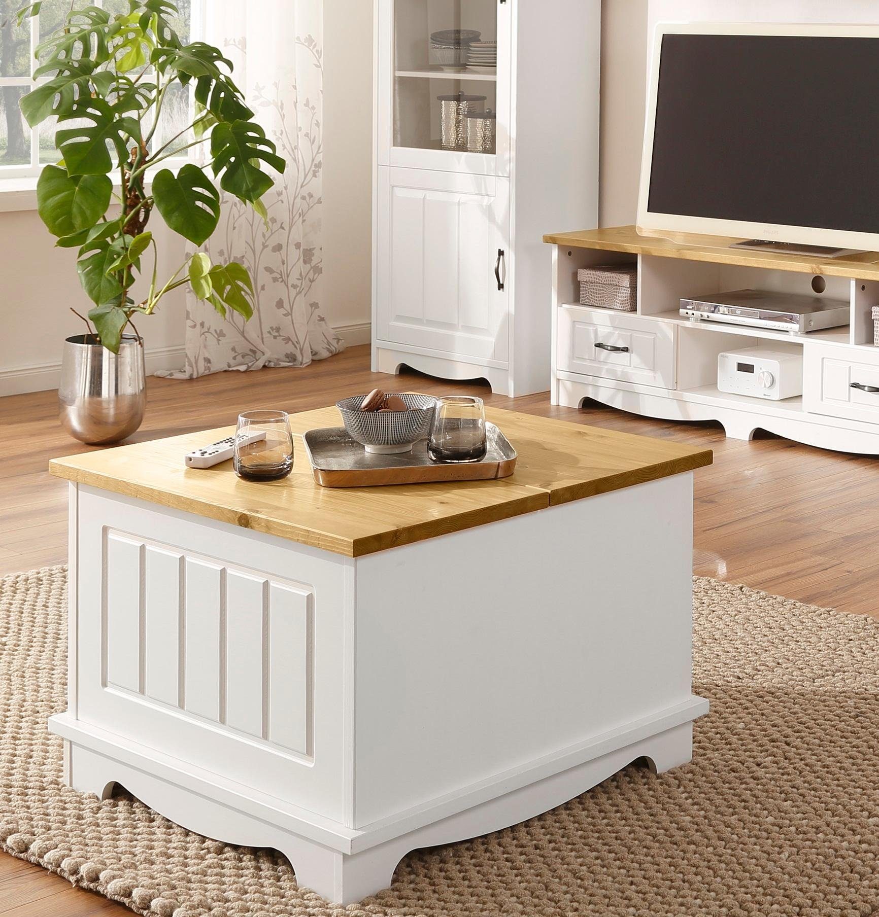 Home affaire Salontafel Trinidad Breedte 70 cm salontafels wit