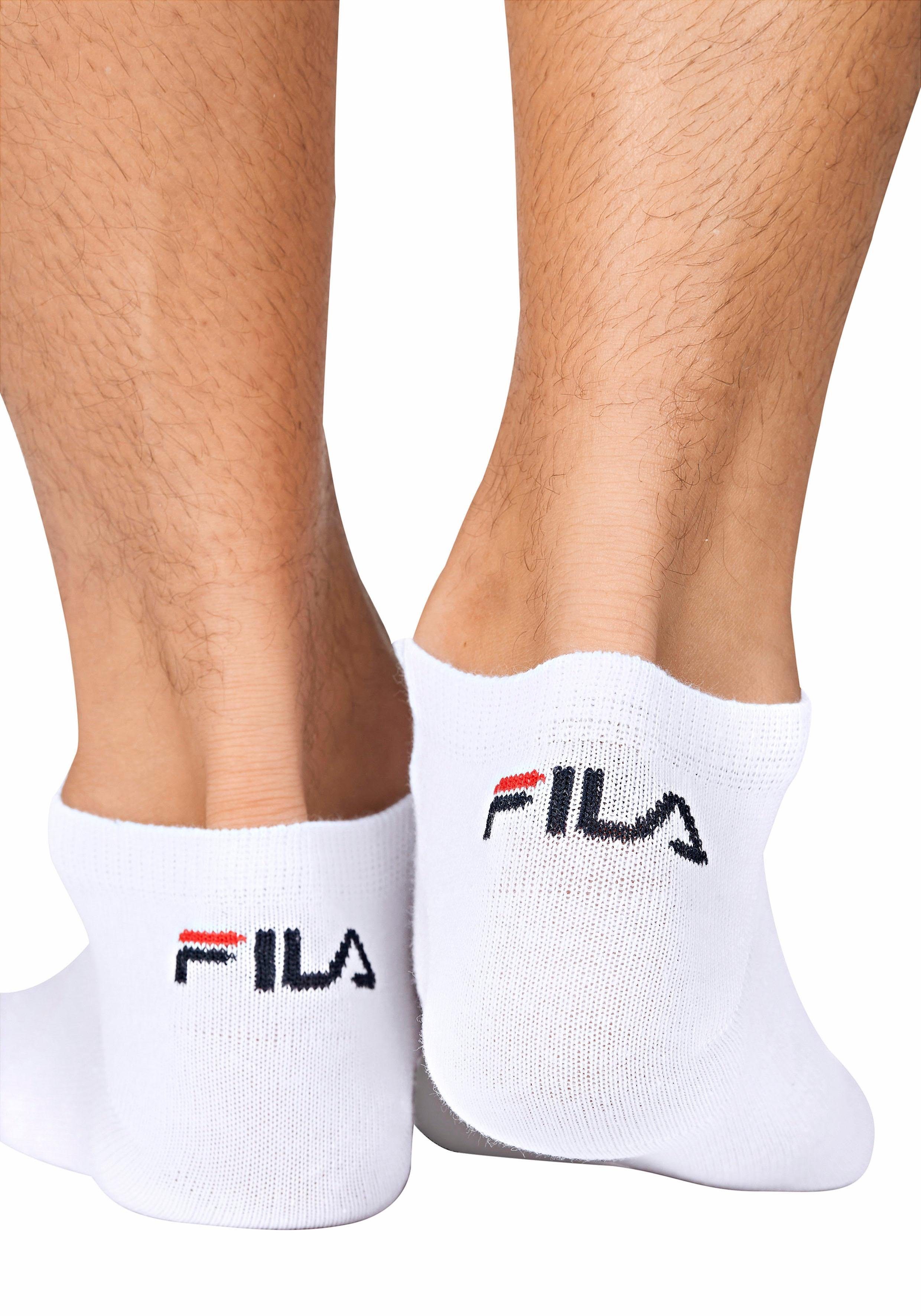 Fila Sneakersokken UNISEX INVISIBLE PLAIN SOCKS met ingebreid logo bij de hiel (3 paar)