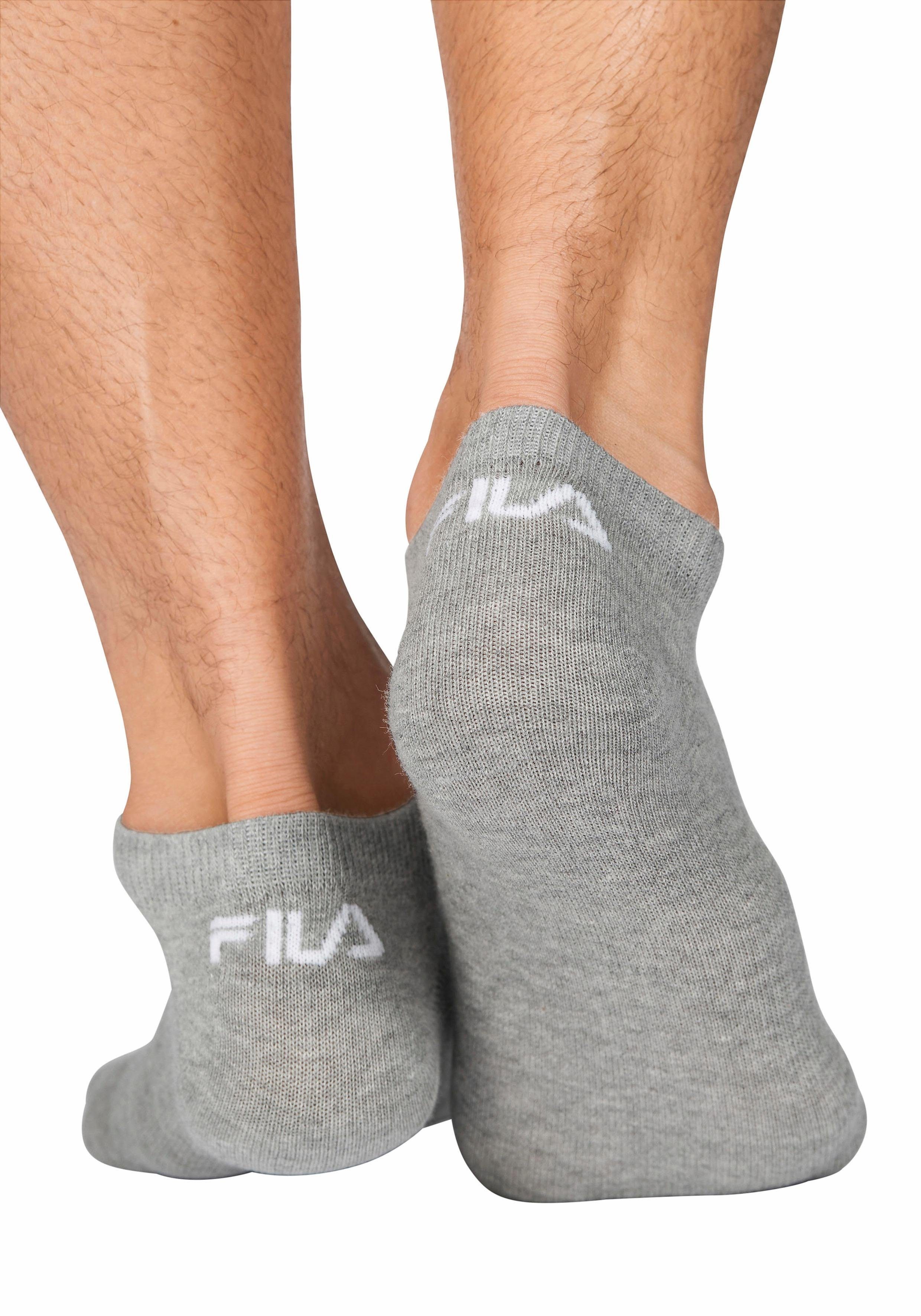 Fila Sneakersokken UNISEX INVISIBLE PLAIN SOCKS met ingebreid logo bij de hiel (3 paar)
