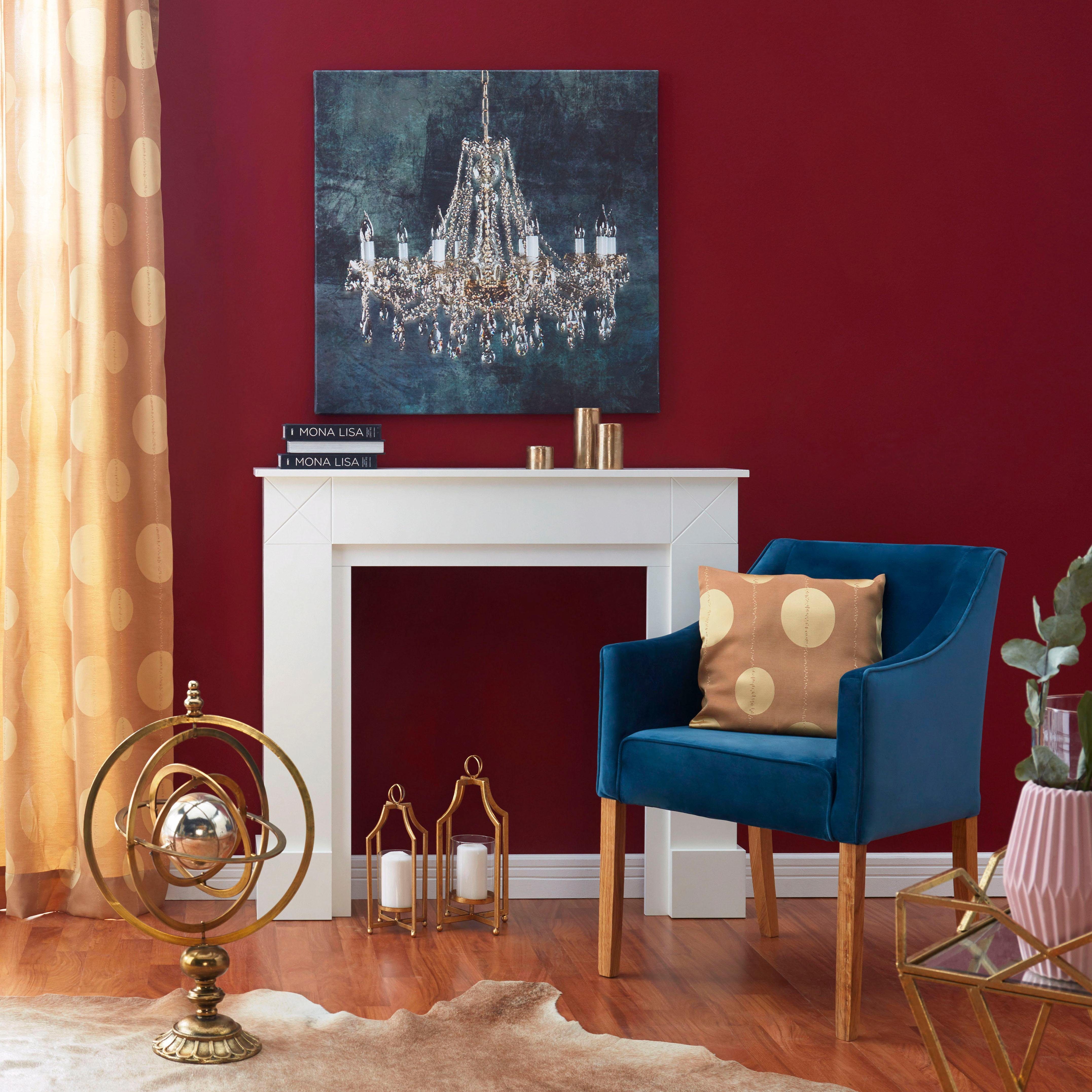 Home affaire Artprint op linnen Kroonluchter Premium canvasstof, handgemaakt in Duitsland