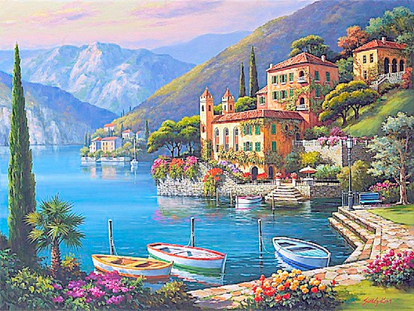 Home affaire Decoratief paneel SUNG KIM / Villa Bella Vista 80/60 cm