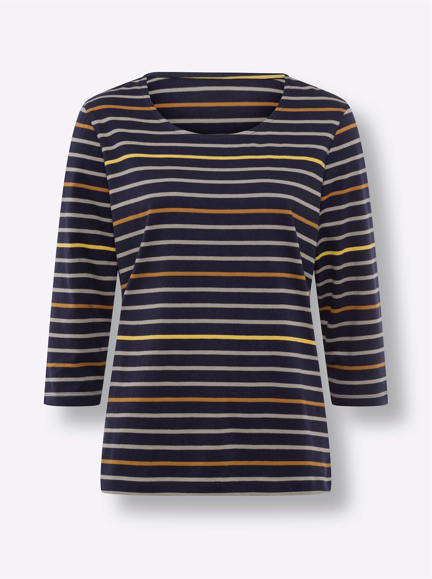 Classic Basics T-shirt met 3 4-mouwen (1-delig)