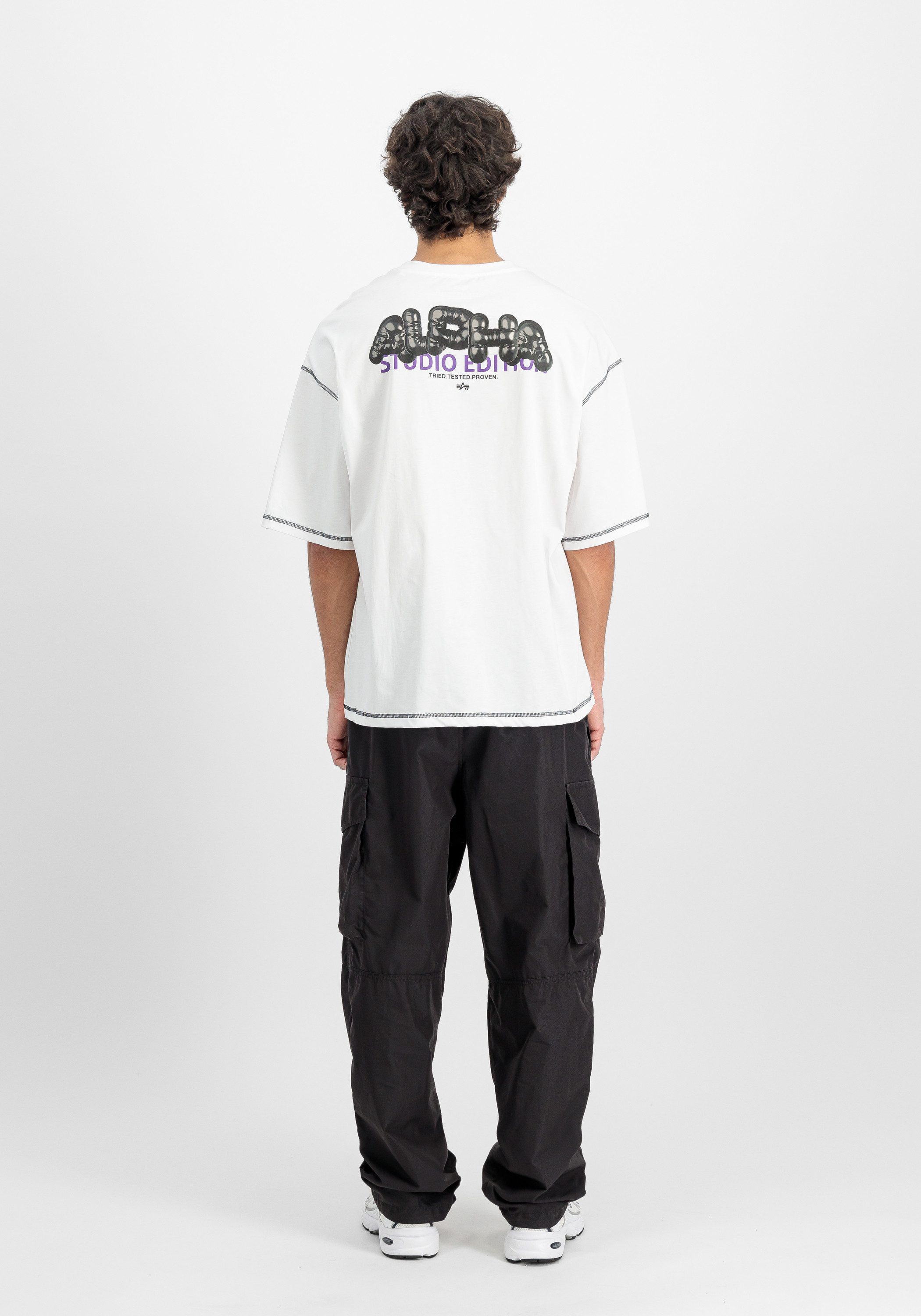 Alpha Industries T-shirt Alpha Industries Men - T-Shirts Studio Bubble Backprint T-Shirt