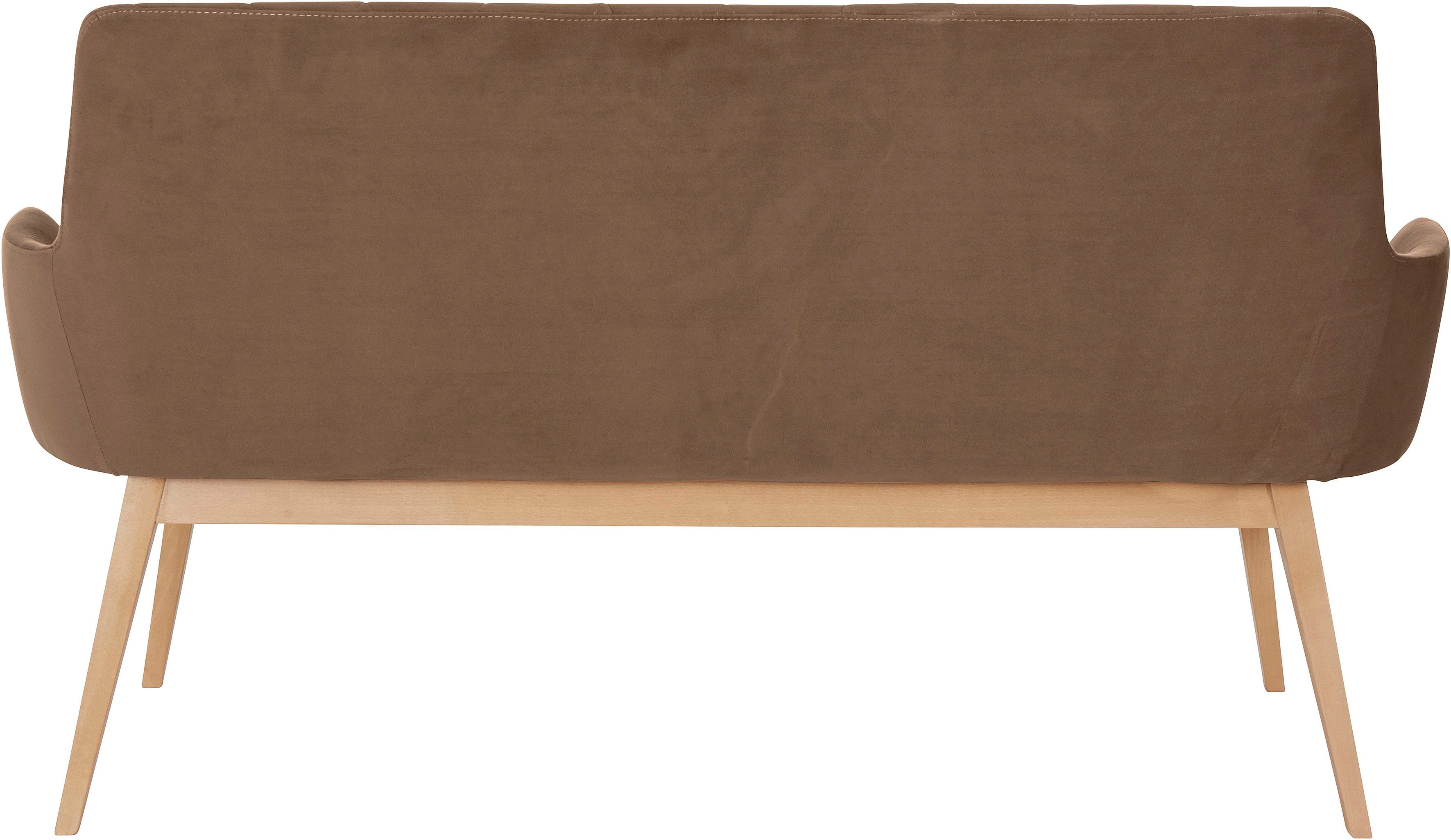 Home affaire Zitbank Brest Zit en rug gepolsterd, met ruitstiksel, breedte 160 cm
