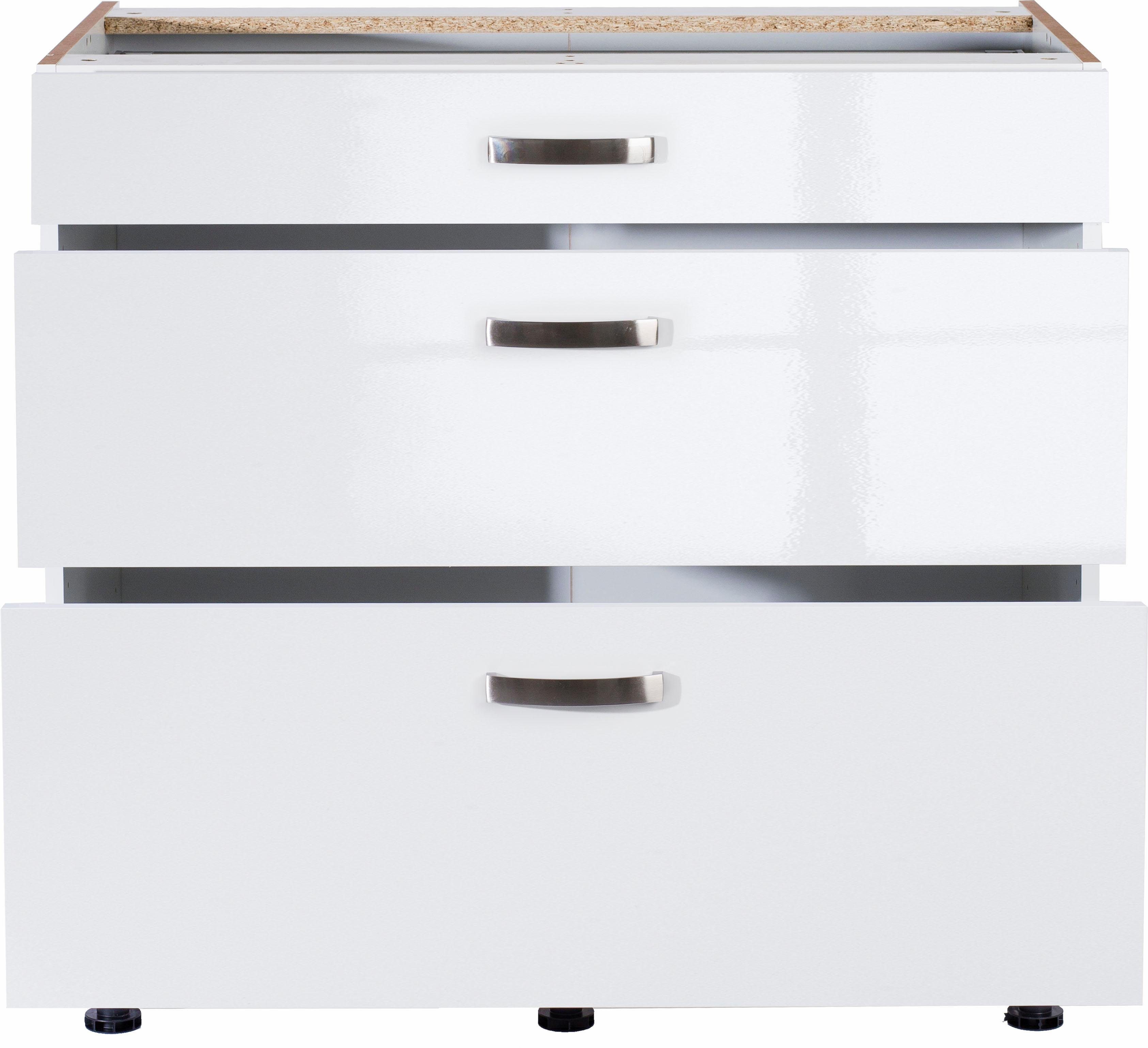 OPTIFIT Onderkast Cara Breedte 90 cm, met volledig uittrekbare laden en soft-closefunctie
