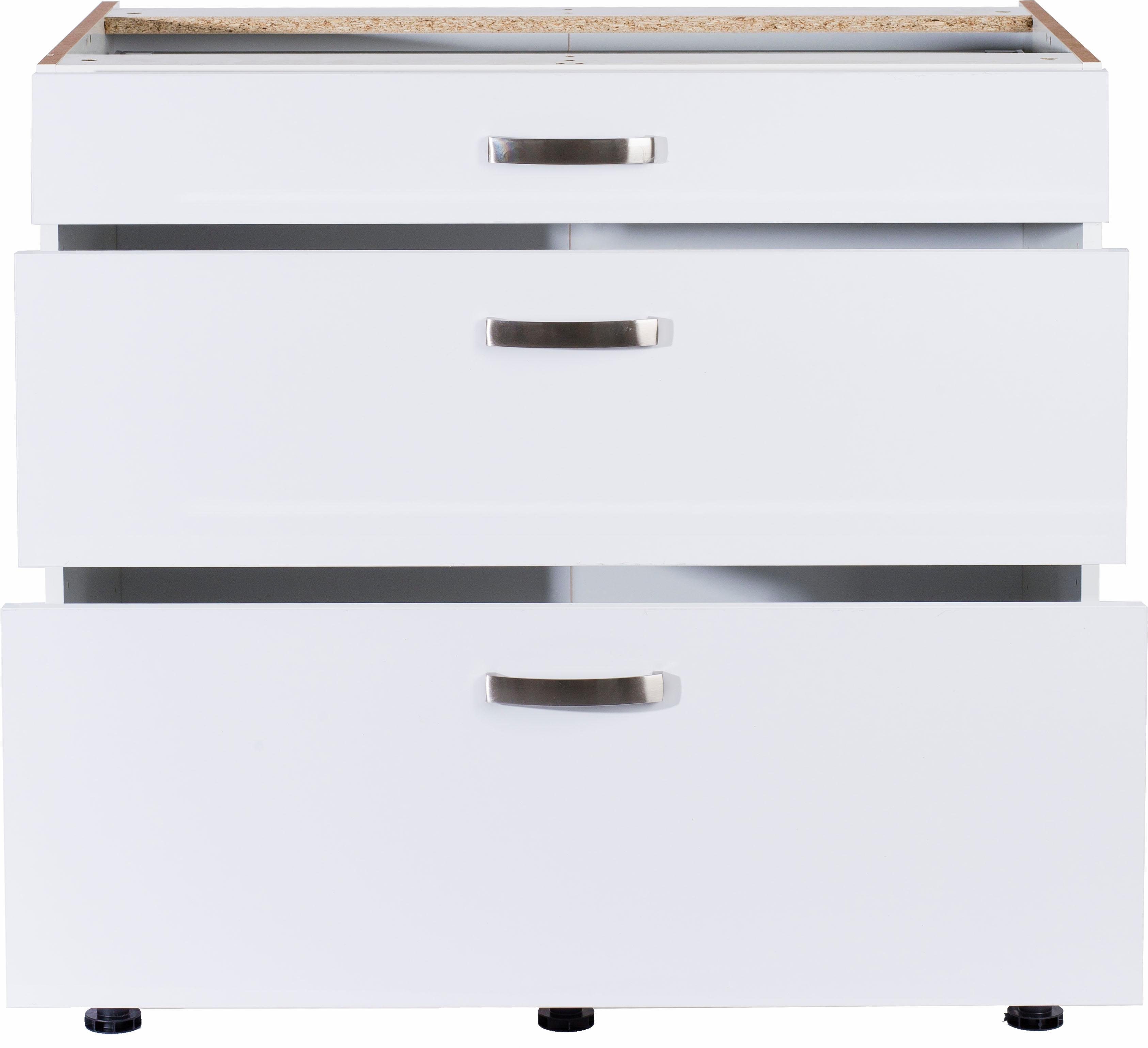 OPTIFIT Onderkast Cara Breedte 90 cm, met volledig uittrekbare laden en soft-closefunctie