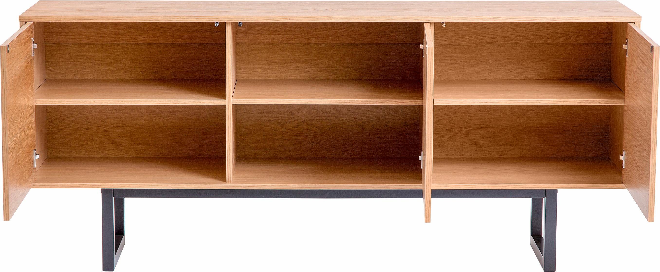 Woodman Dressoir MILLIE Commode met push-to-open functie, breedte 175 cm