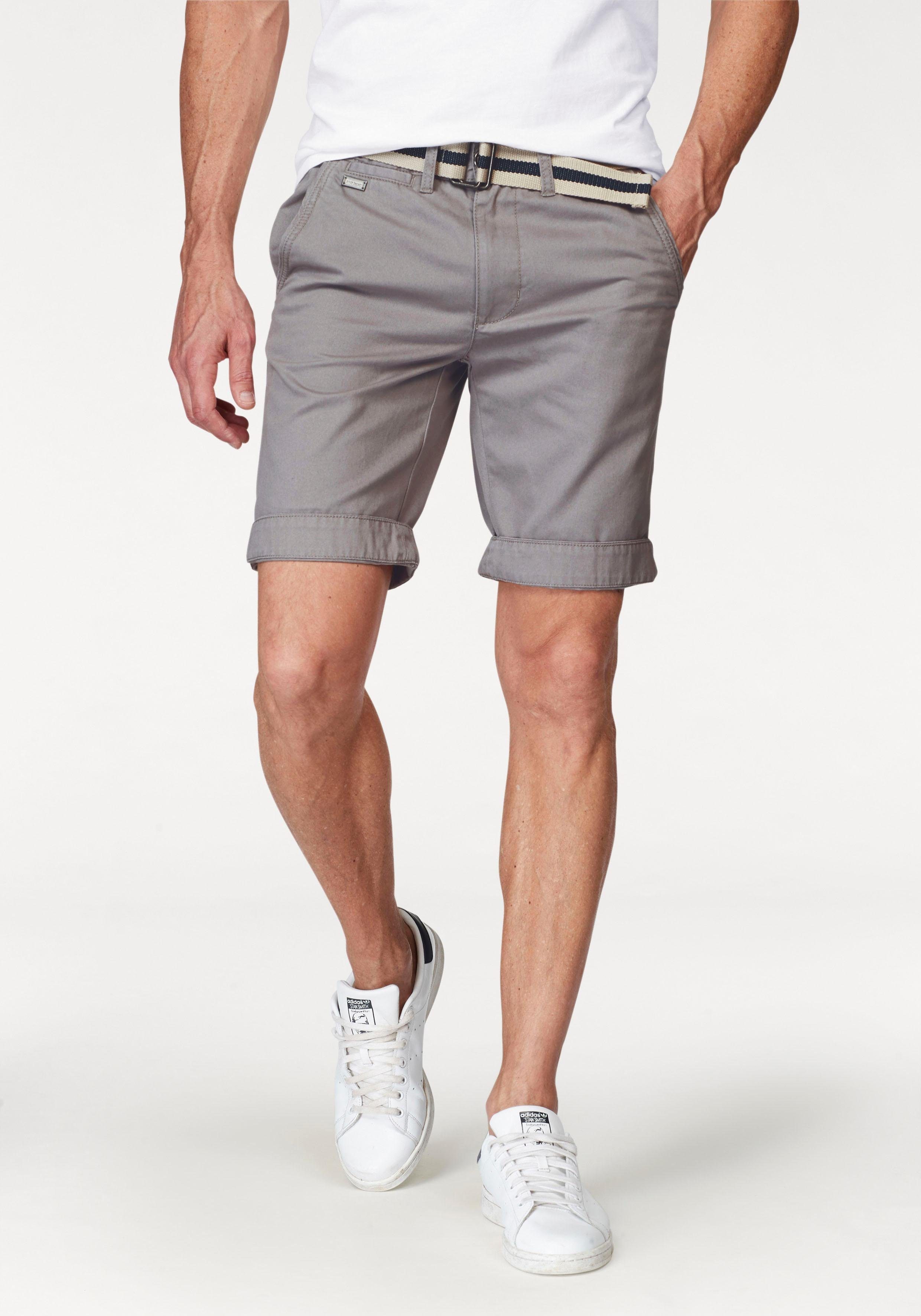 Bruno Banani Chino-short inclusief ceintuur