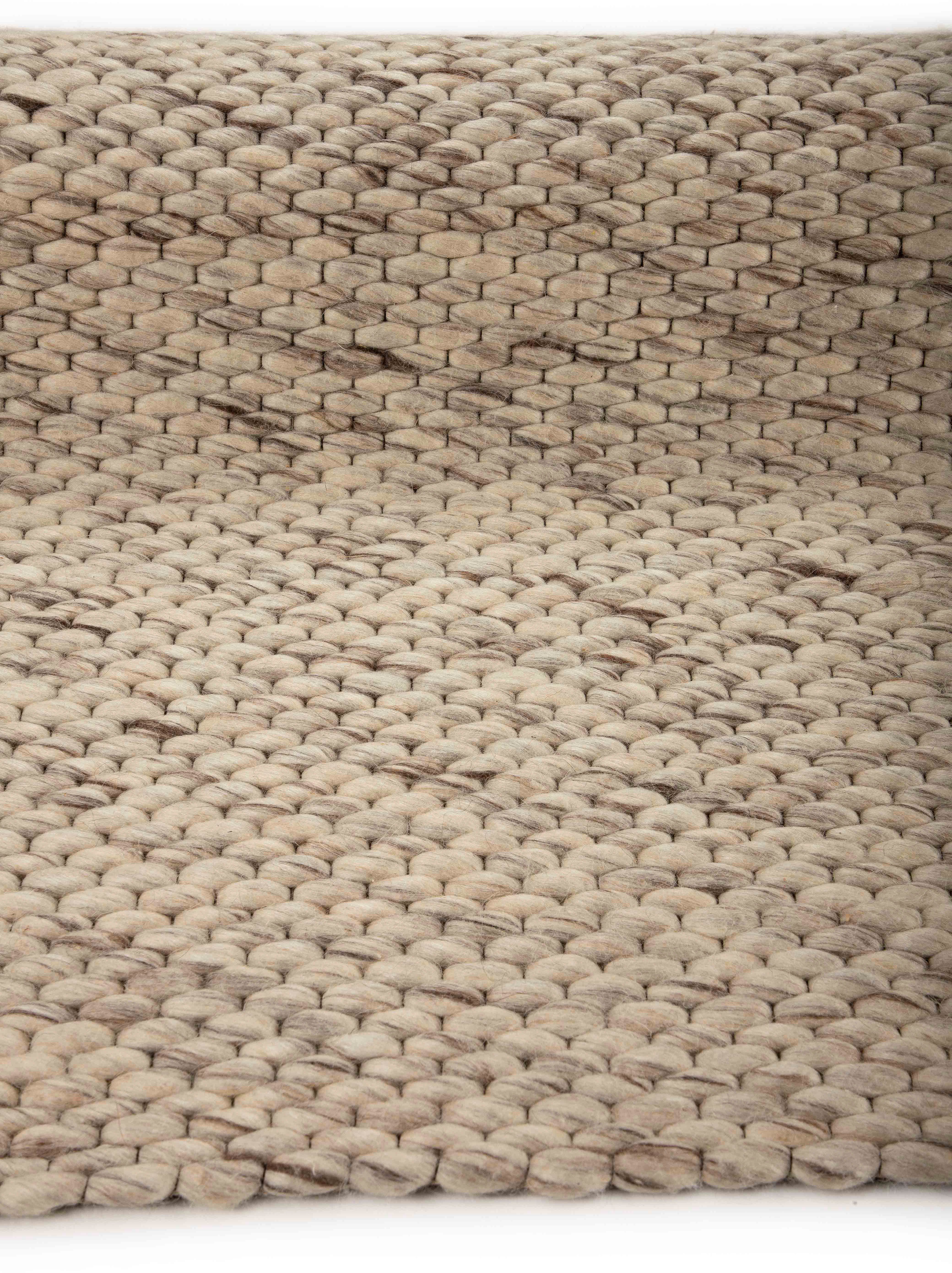 carpetfine Wollen kleed Sina Handgeweven tapijt, 100% wol, gemêleerd, handgeweven, zacht & knuffelig