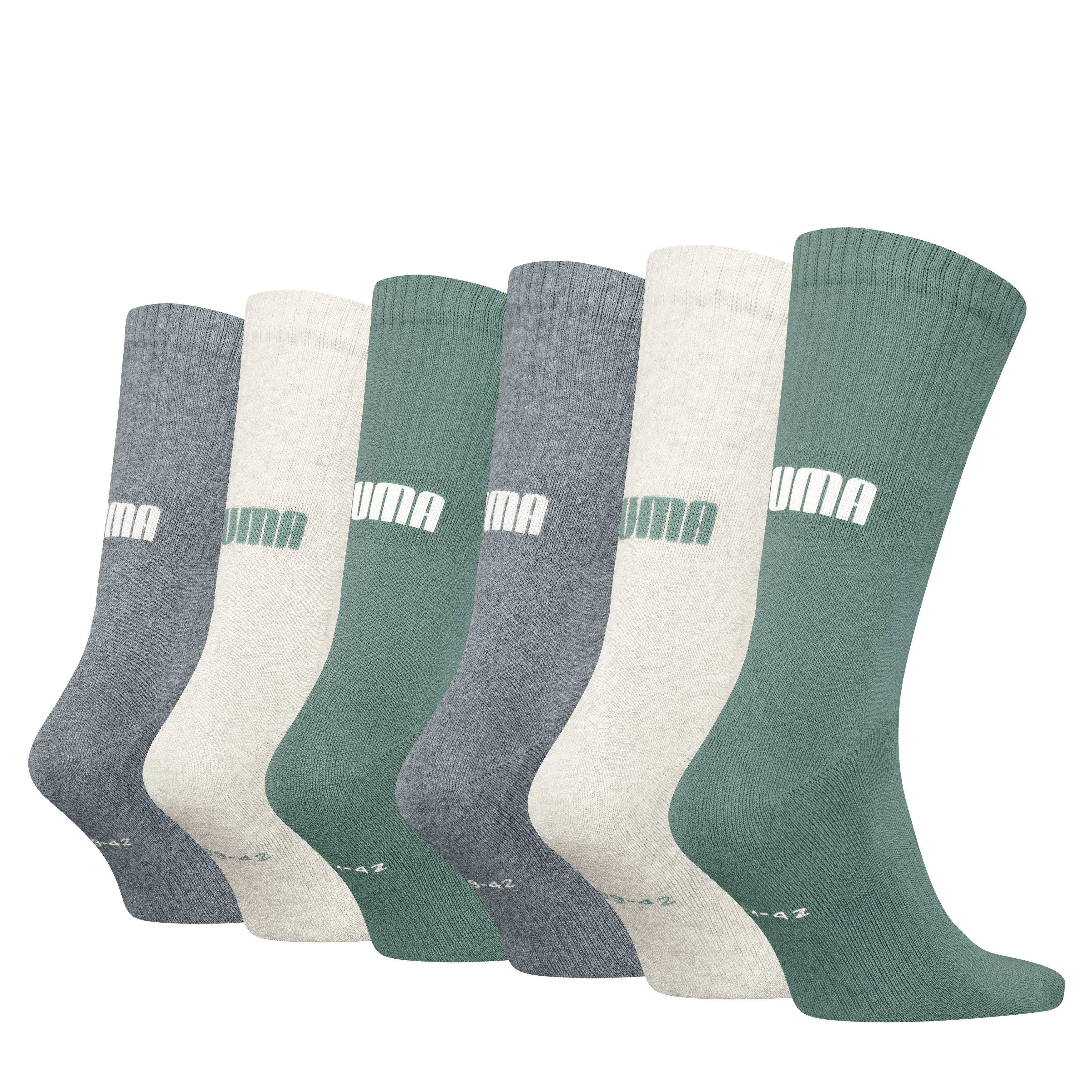 PUMA Sokken PUMA UNISEX CUSHIONED NEXT CREW 6P ECOM (6 paar)