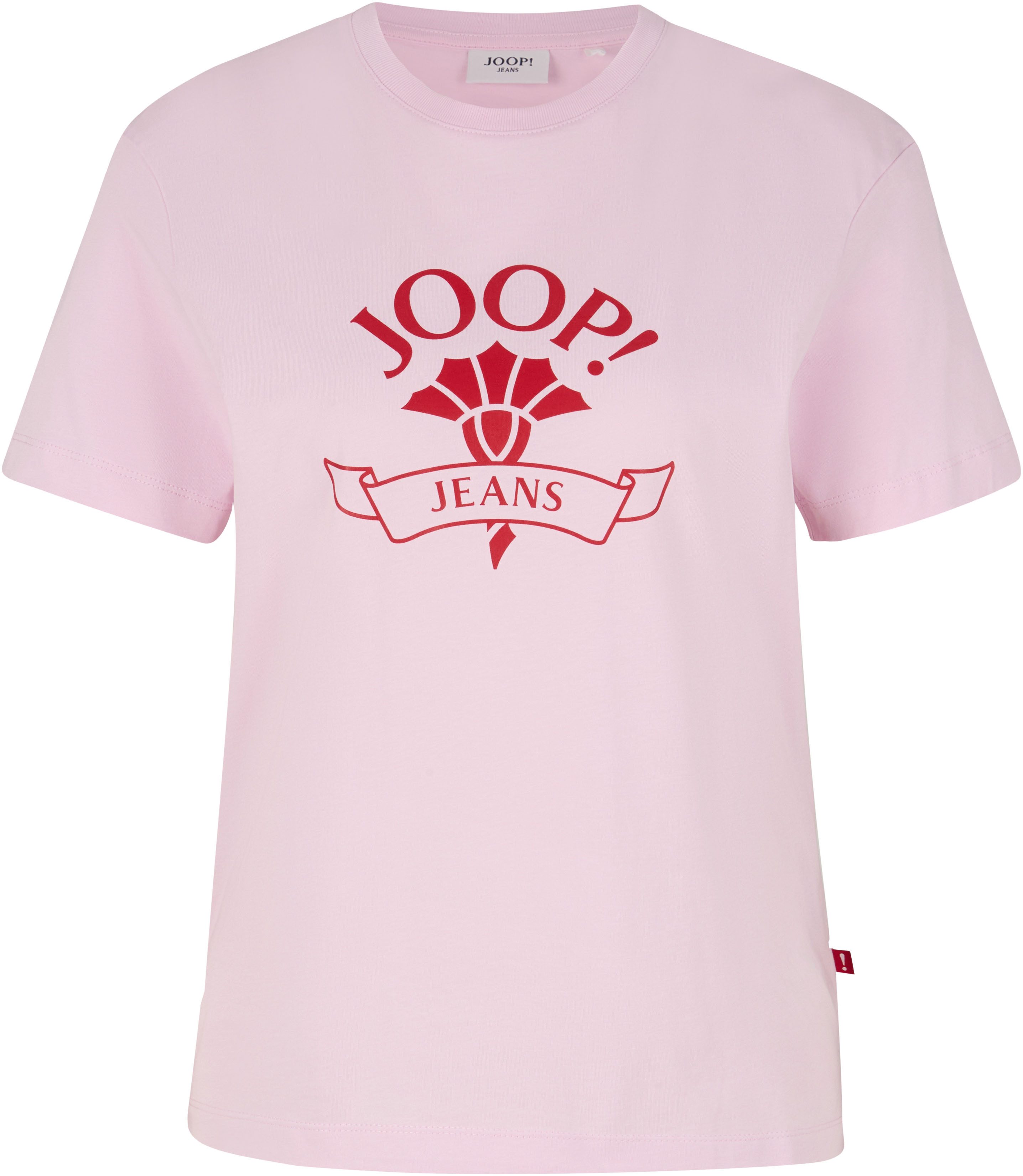 Joop Jeans Shirt met ronde hals Toldi met frontprint