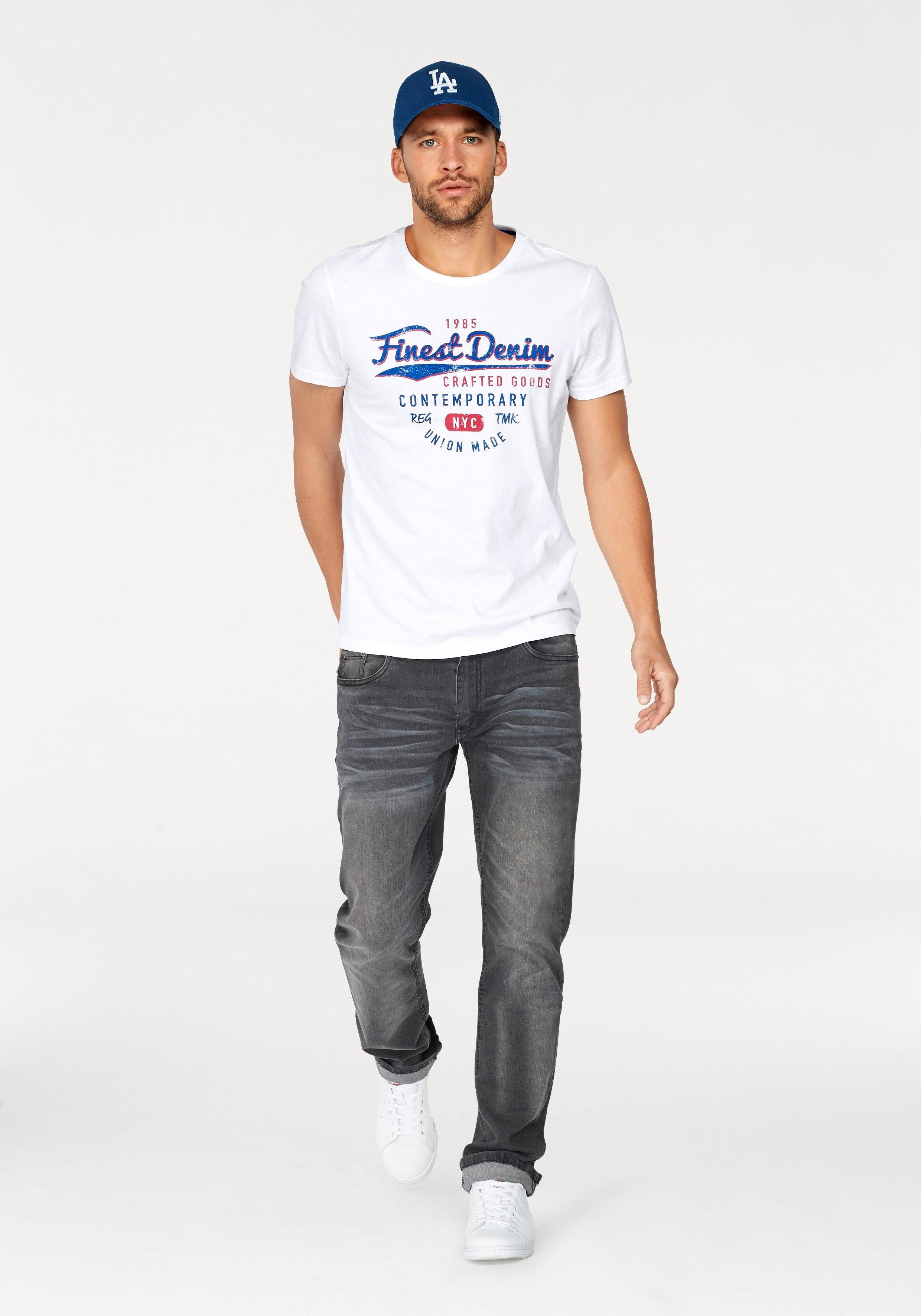 John Devin Straight jeans rechte pasvorm, rechte broek, lage taille