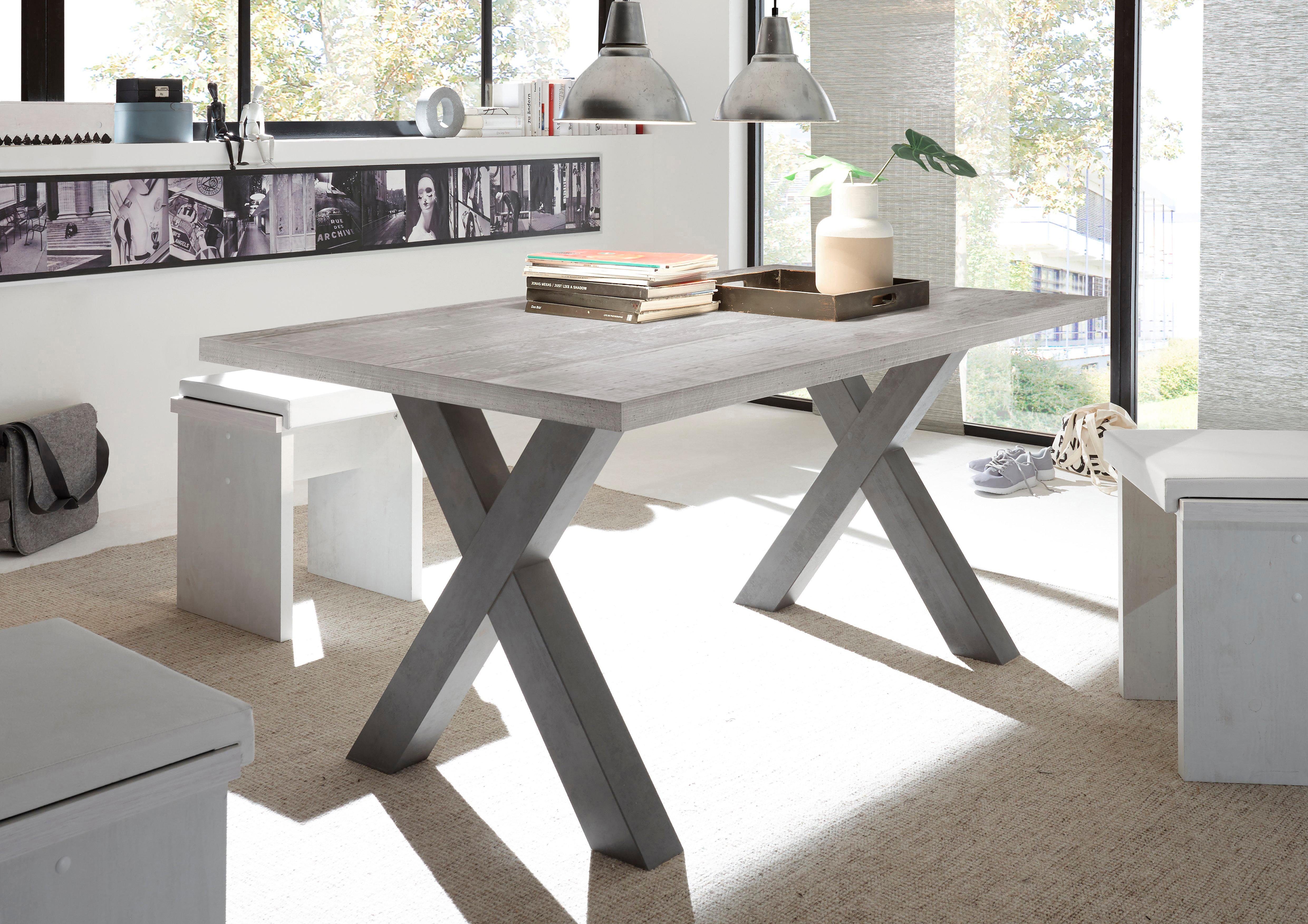 Mäusbacher Eettafel Mister X-vormig frame