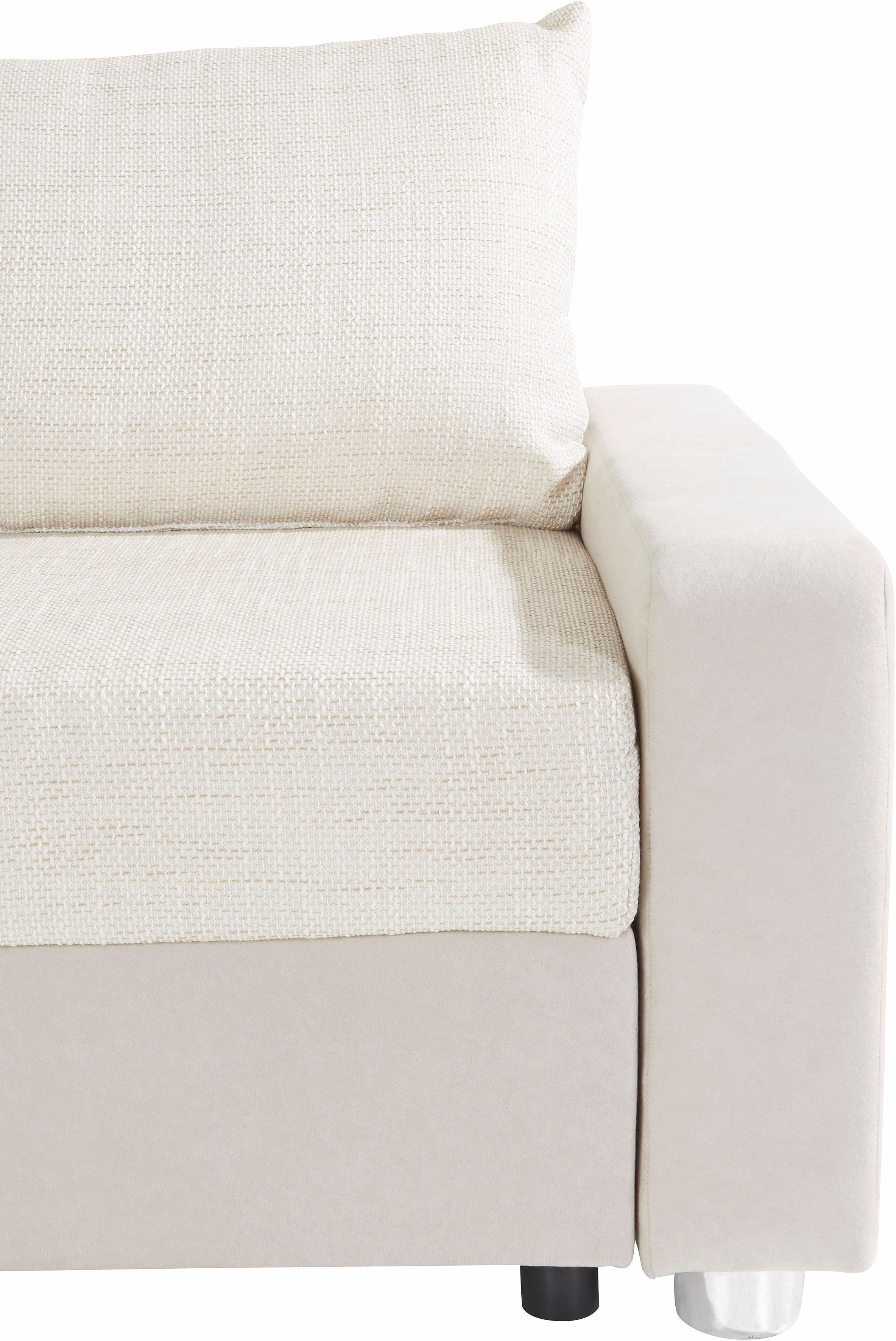 COLLECTION AB Hoekbank Relax L-vorm inclusief slaapfunctie, binnenvering, naar keuze met rgb-ledverlichting