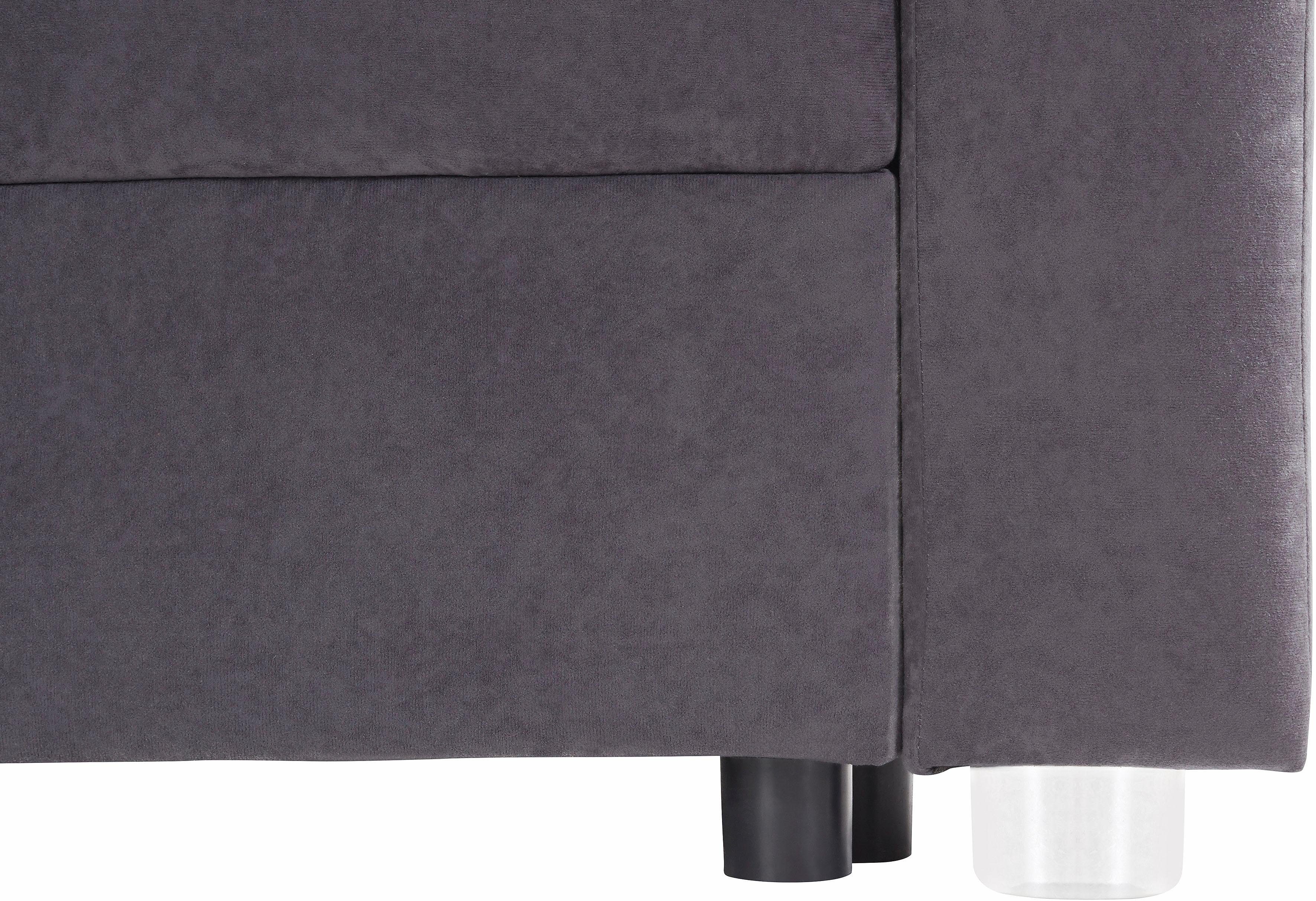 COLLECTION AB Hoekbank Relax L-vorm inclusief slaapfunctie, binnenvering, naar keuze met rgb-ledverlichting