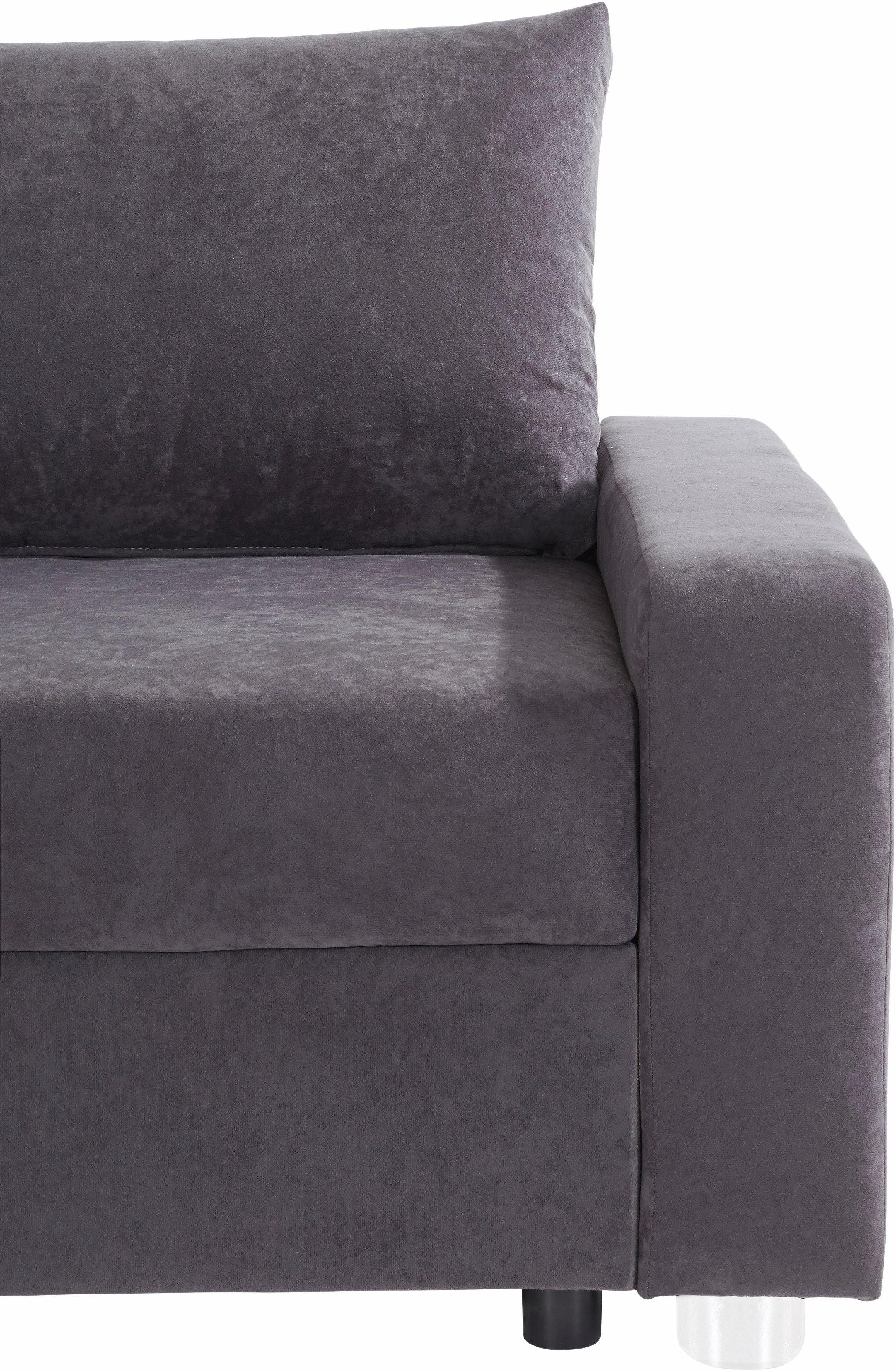COLLECTION AB Hoekbank Relax L-vorm inclusief slaapfunctie, binnenvering, naar keuze met rgb-ledverlichting