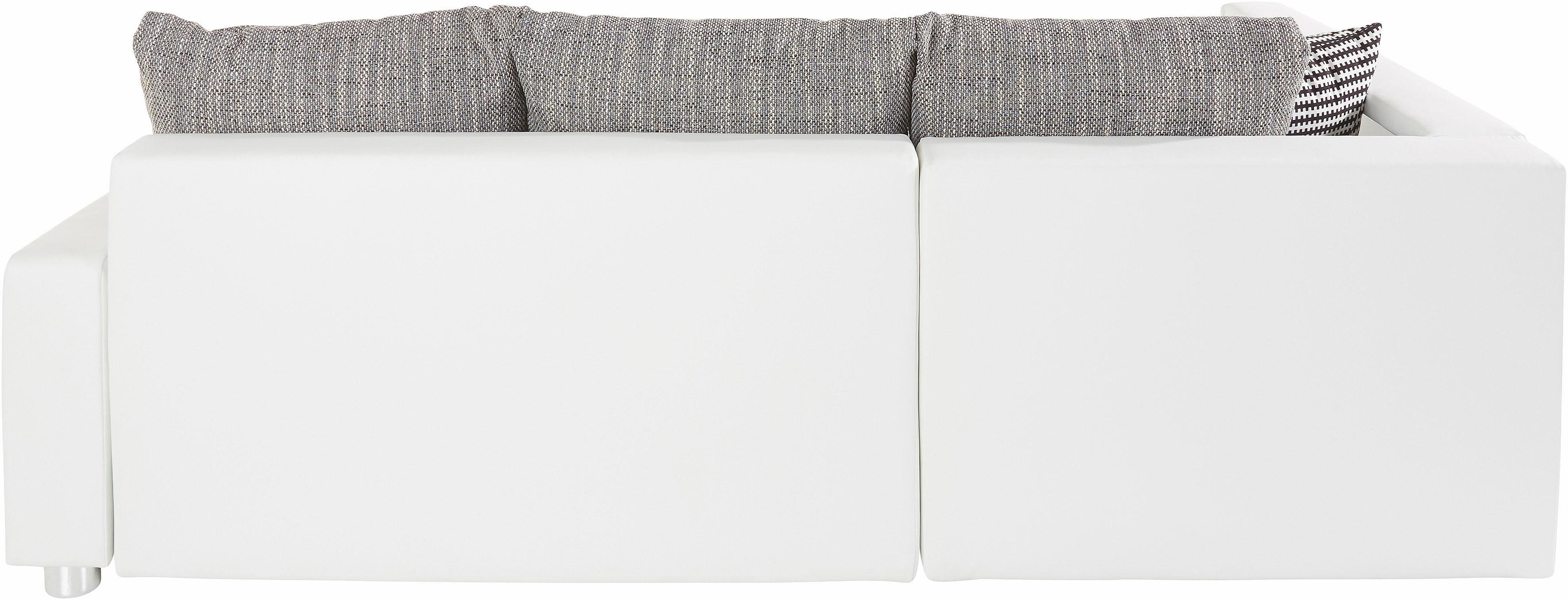 COLLECTION AB Hoekbank Relax L-vorm inclusief slaapfunctie, binnenvering, naar keuze met rgb-ledverlichting