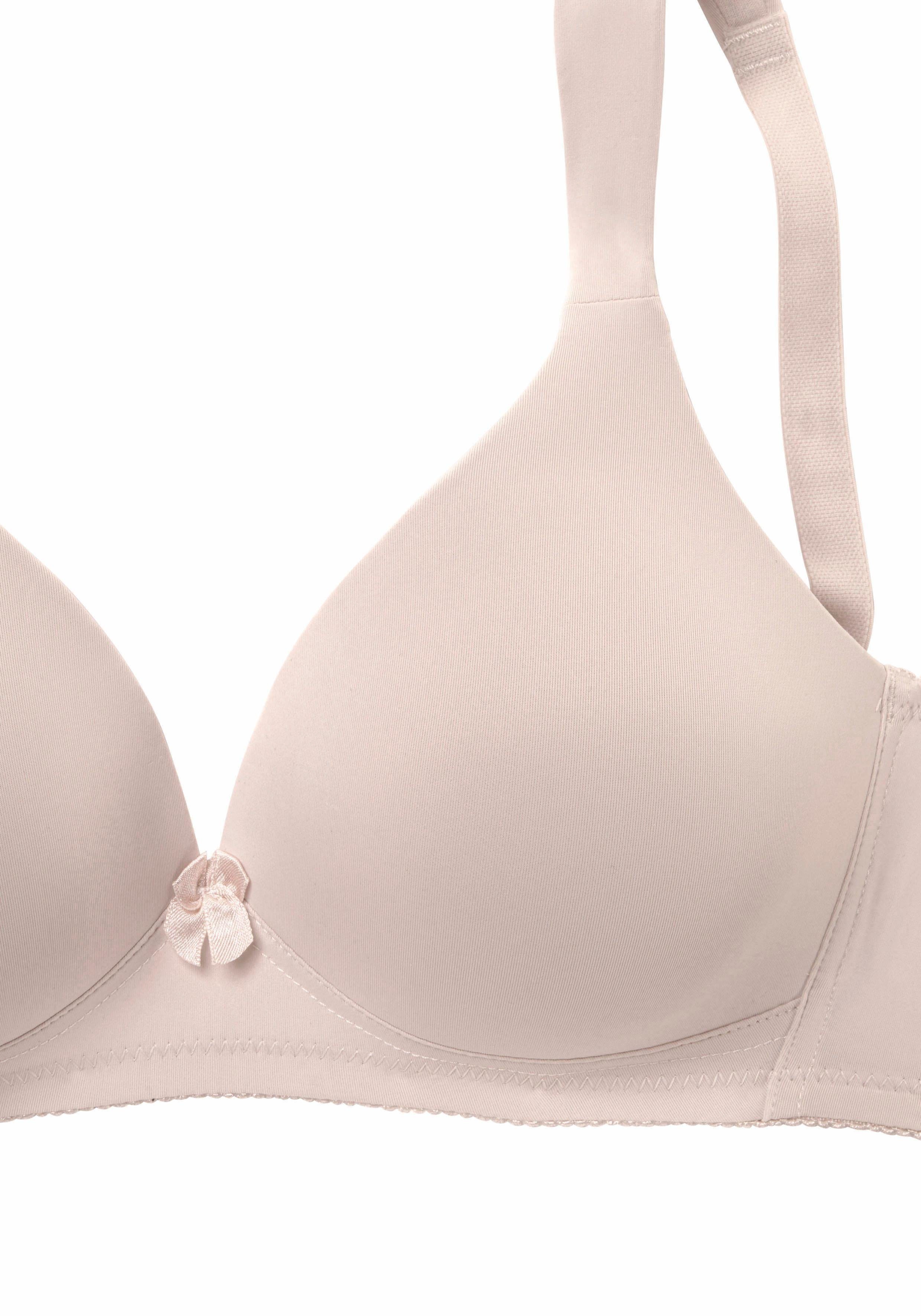 Naturana Soft-bh met voorgevormde cups en klein strikdetail
